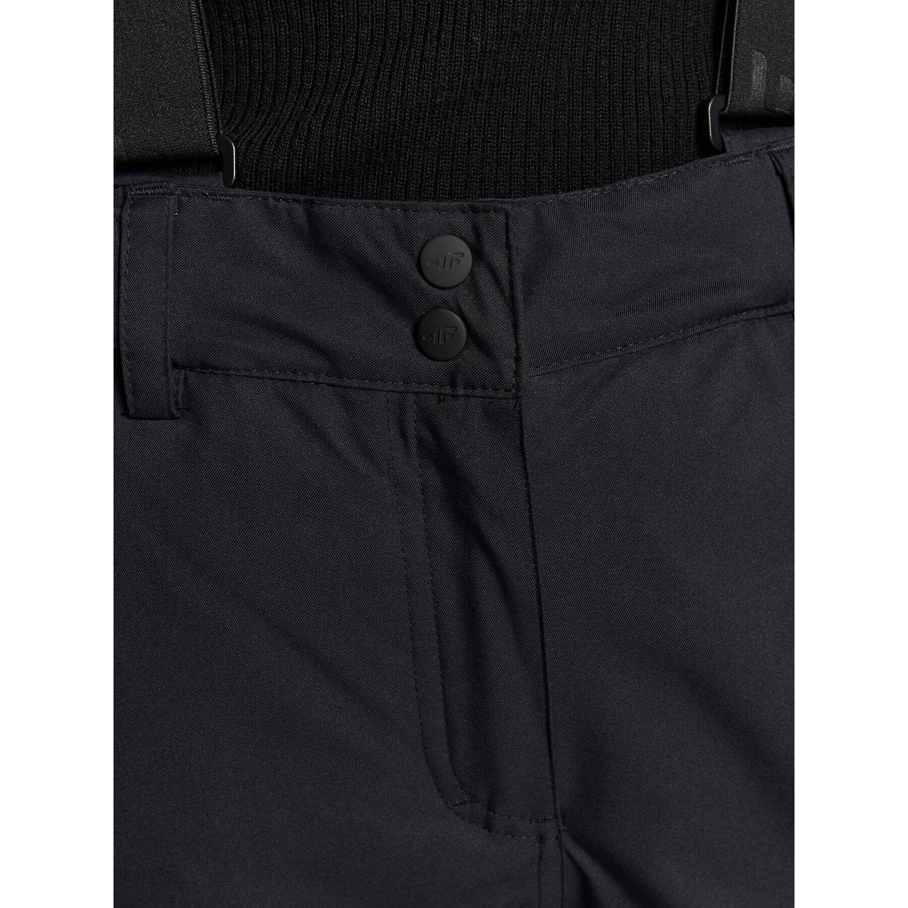 4F Ски панталони H4Z22-SPDN001 Черен Relaxed Fit - Pepit.bg