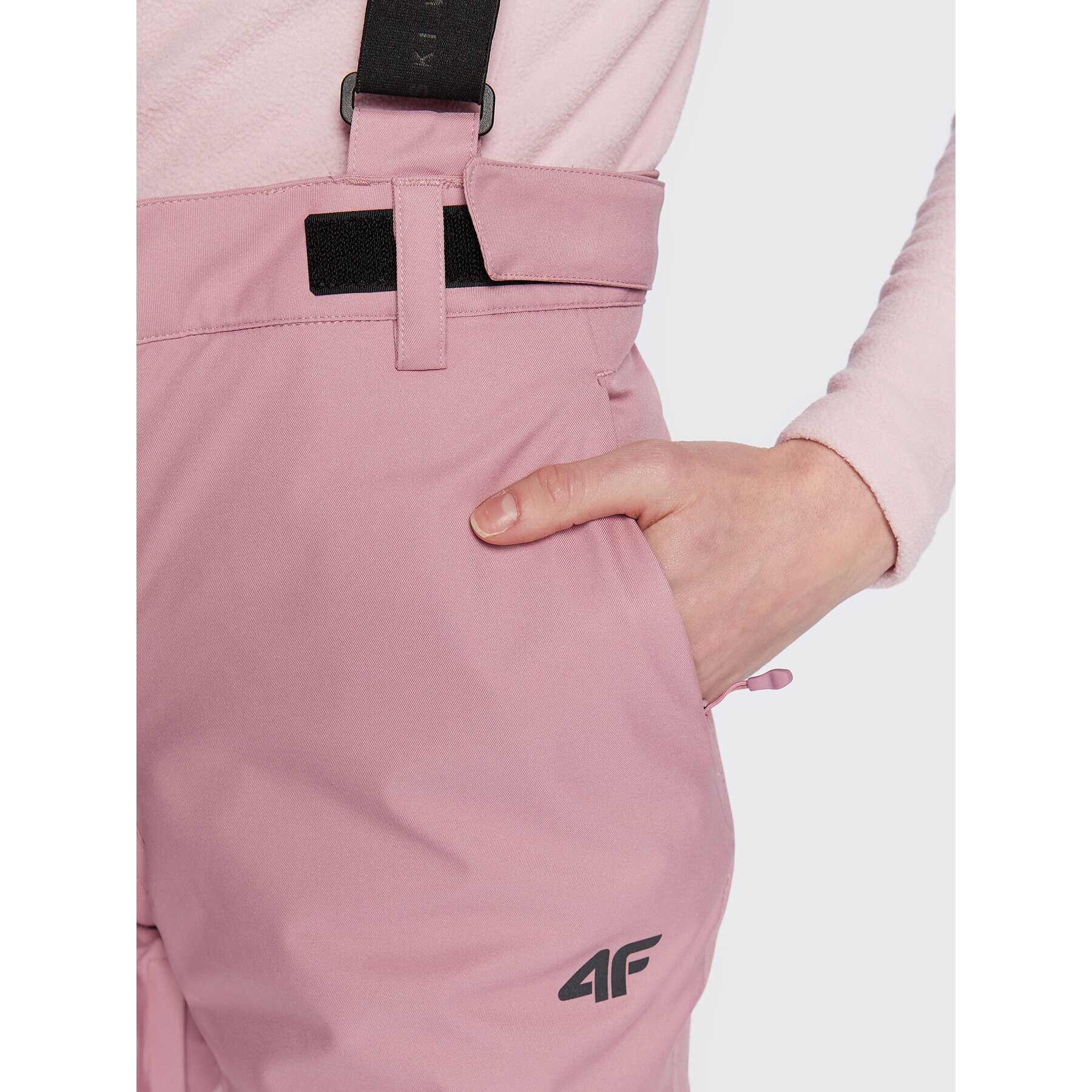 4F Ски панталони H4Z22-SPDN002 Розов Relaxed Fit - Pepit.bg