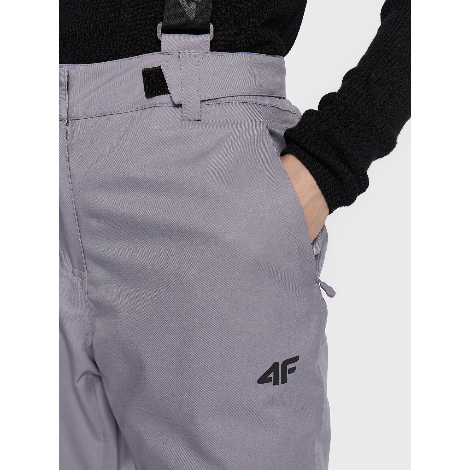 4F Ски панталони H4Z22-SPDN002 Сив Relaxed Fit - Pepit.bg