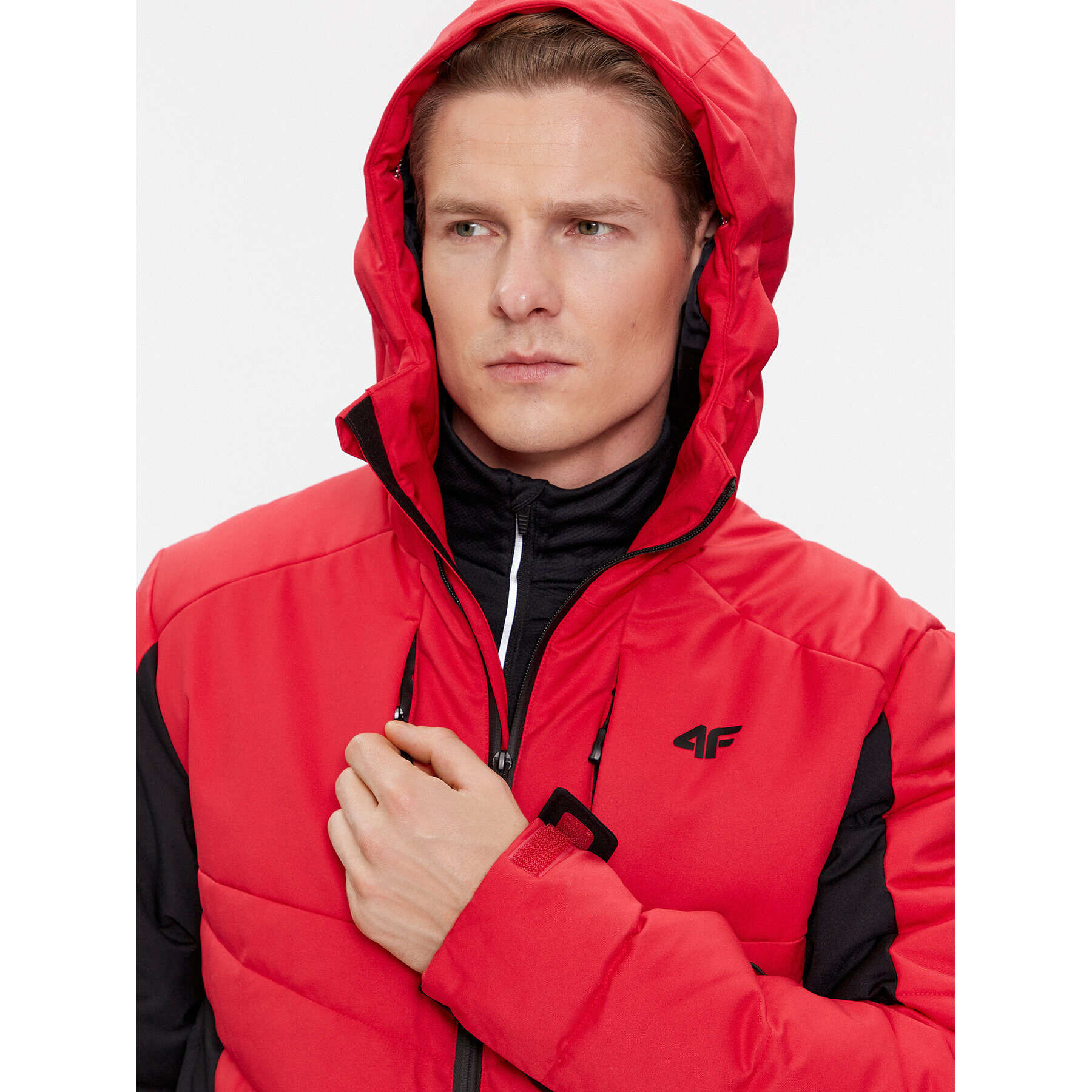 4F Скиорско яке AW23TDJAM278 Червен Regular Fit - Pepit.bg