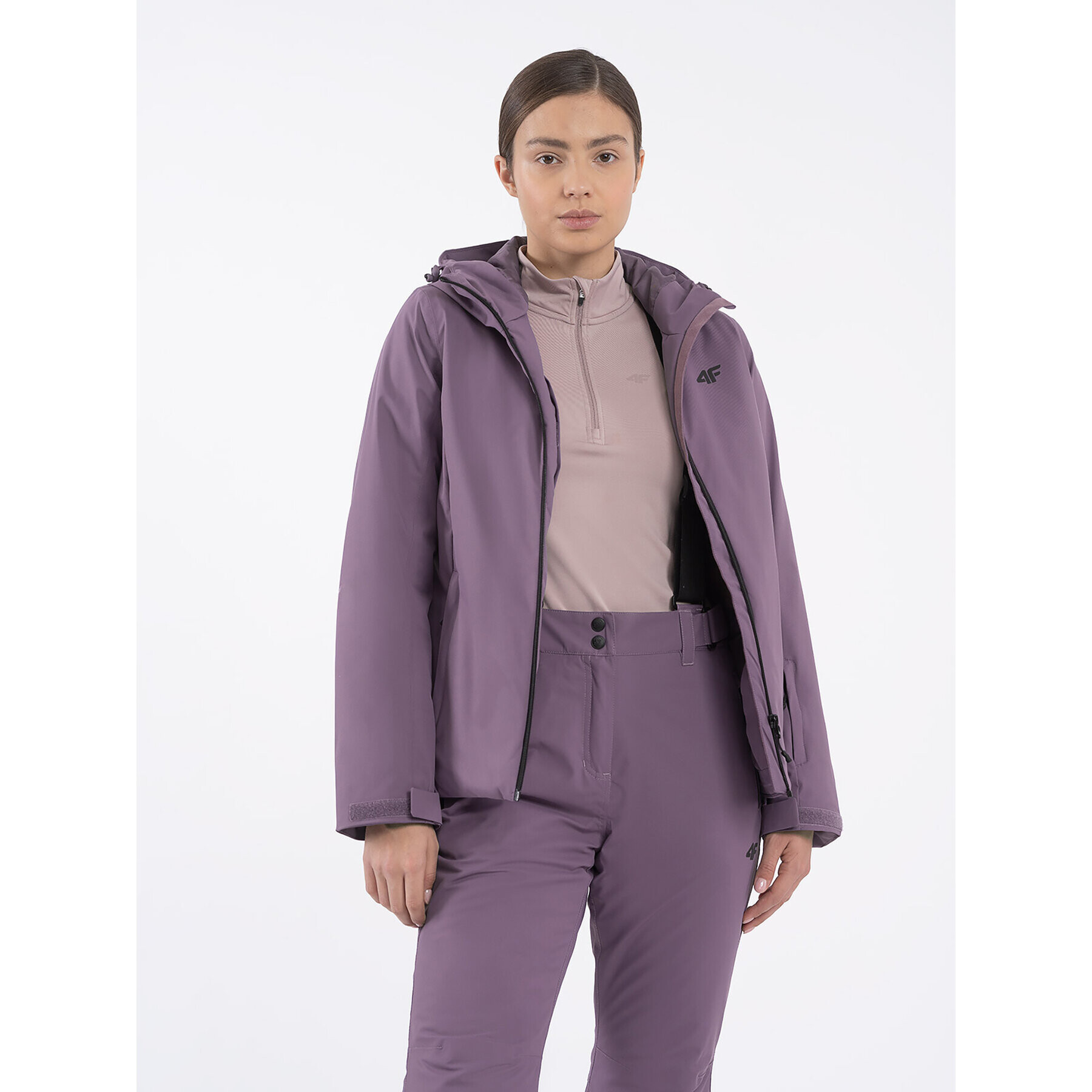 4F Скиорско яке AW23TJACF120 Виолетов Regular Fit - Pepit.bg
