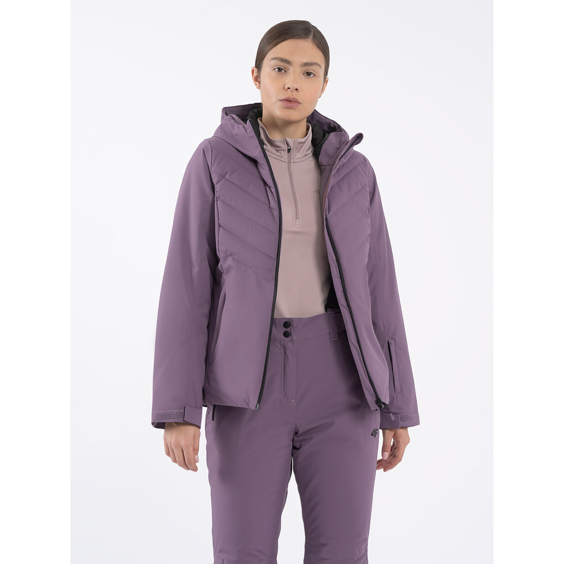 4F Скиорско яке AW23TJACF122 Виолетов Regular Fit - Pepit.bg