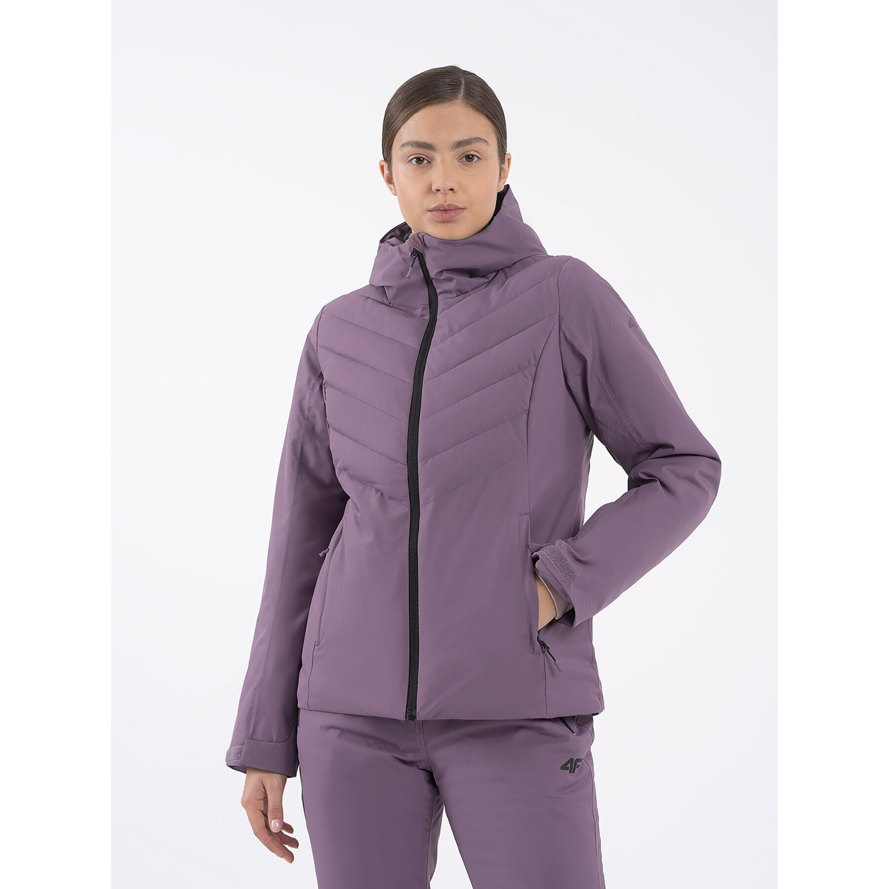 4F Скиорско яке AW23TJACF122 Виолетов Regular Fit - Pepit.bg