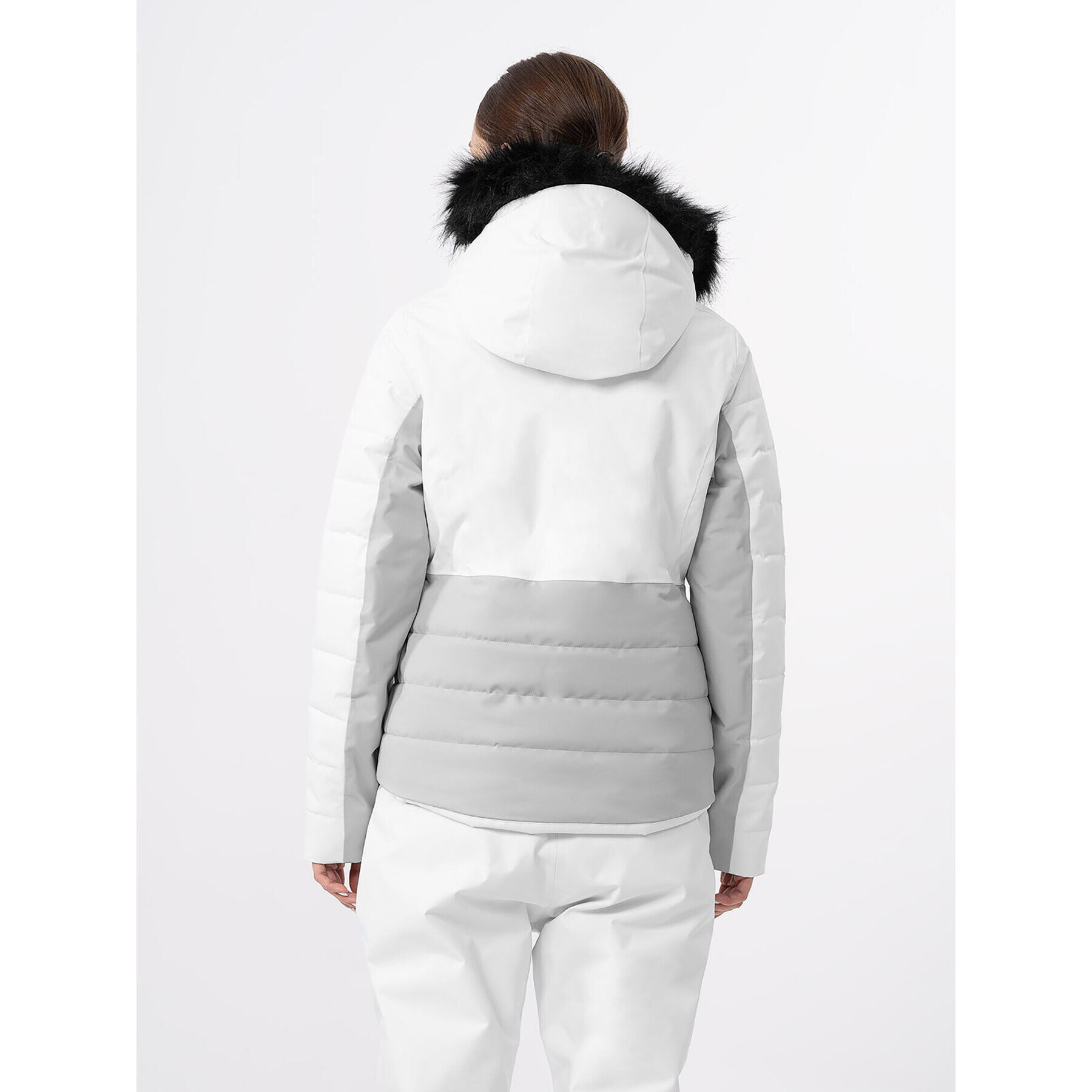 4F Скиорско яке AW23TTJAF337 Сив Slim Fit - Pepit.bg