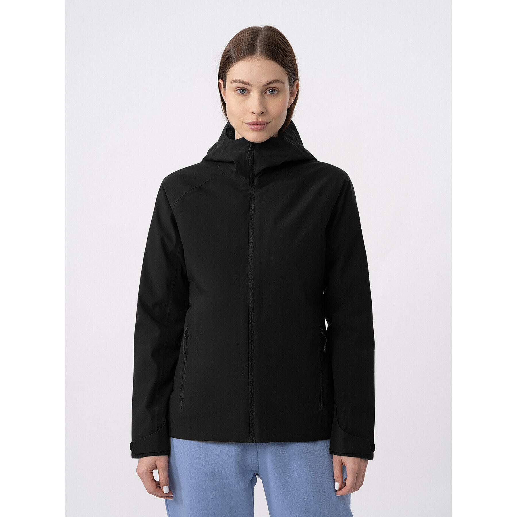 4F Скиорско яке AW23TTJAF363 Черен Slim Fit - Pepit.bg