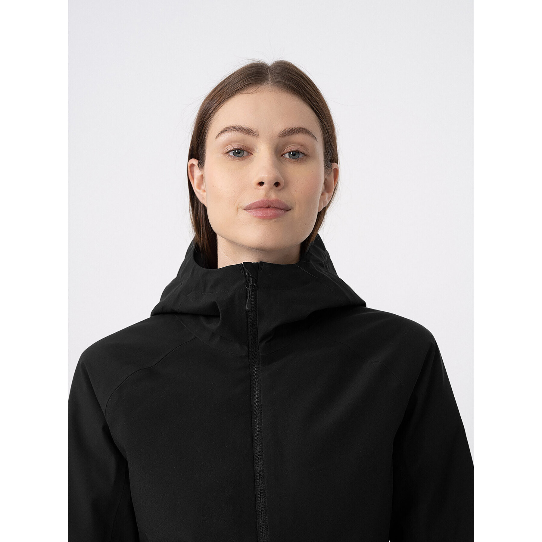 4F Скиорско яке AW23TTJAF363 Черен Slim Fit - Pepit.bg