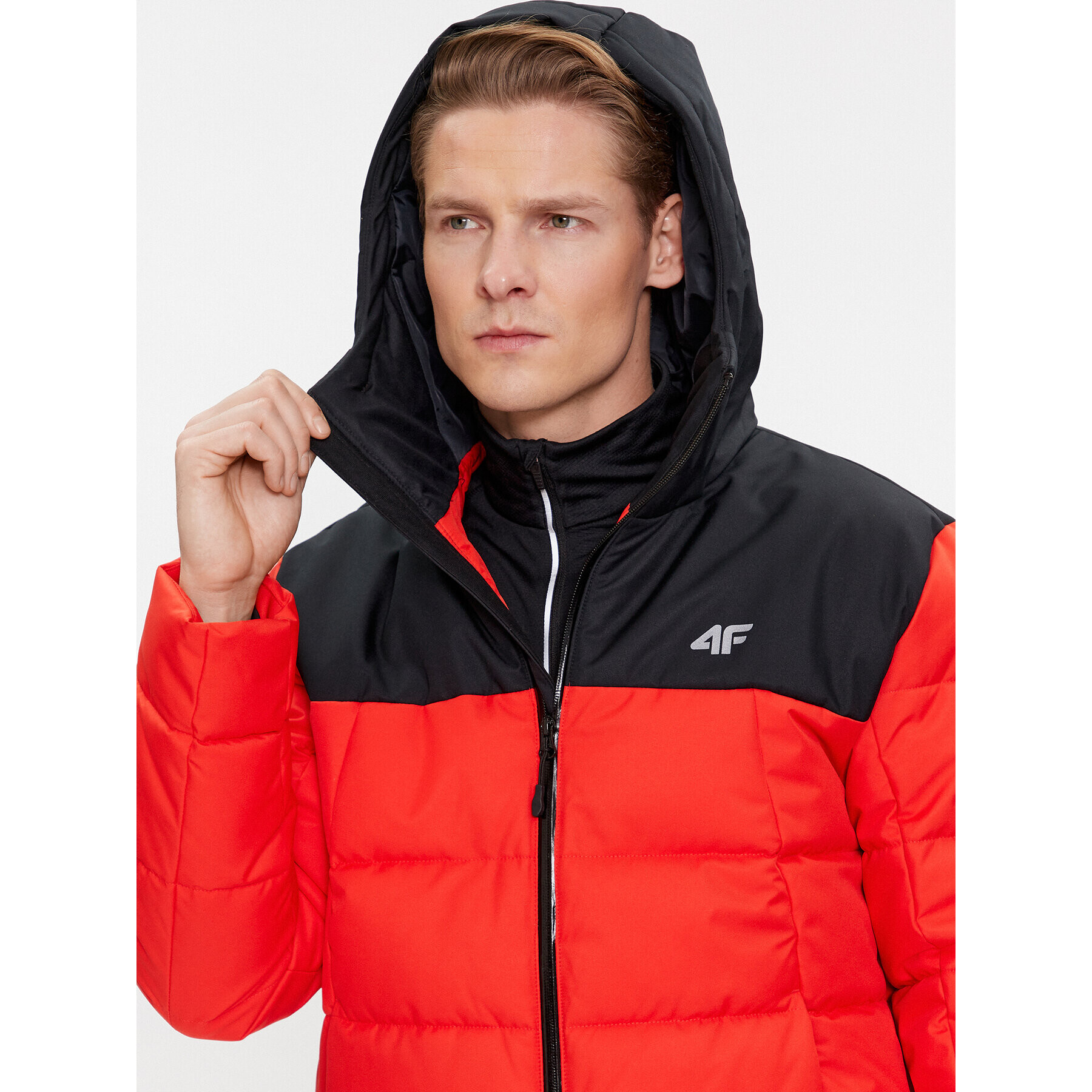 4F Скиорско яке AW23TTJAM307 Червен Regular Fit - Pepit.bg