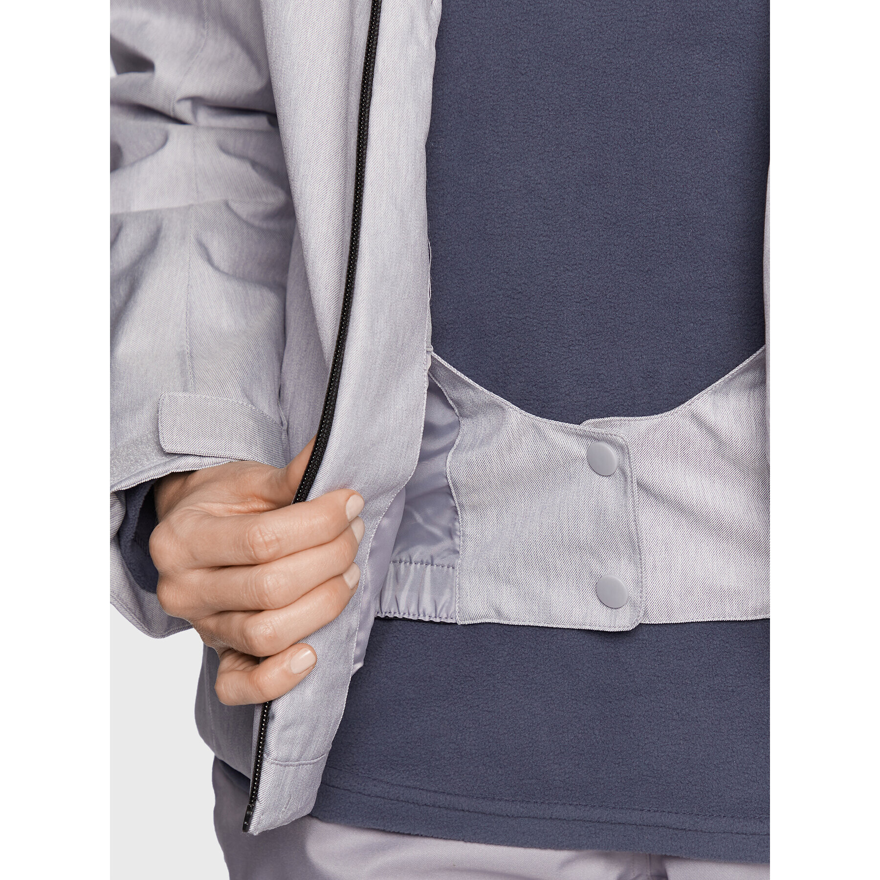 4F Скиорско яке H4Z22-KUDN001 Сив Regular Fit - Pepit.bg