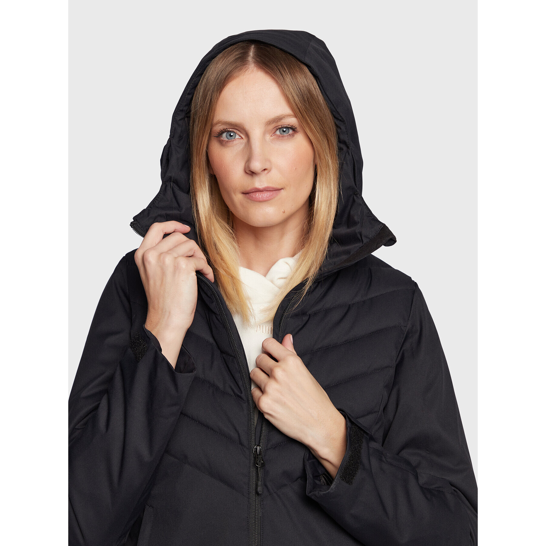 4F Скиорско яке H4Z22-KUDN003 Черен Regular Fit - Pepit.bg