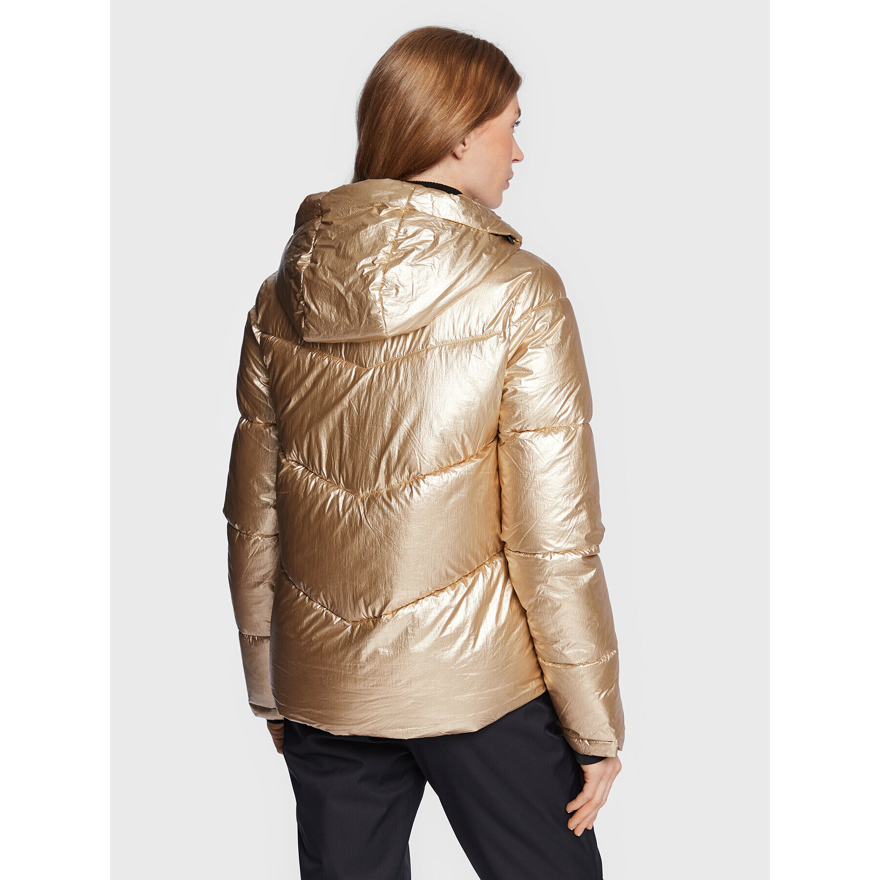 4F Скиорско яке H4Z22-KUDN004 Златист Regular Fit - Pepit.bg
