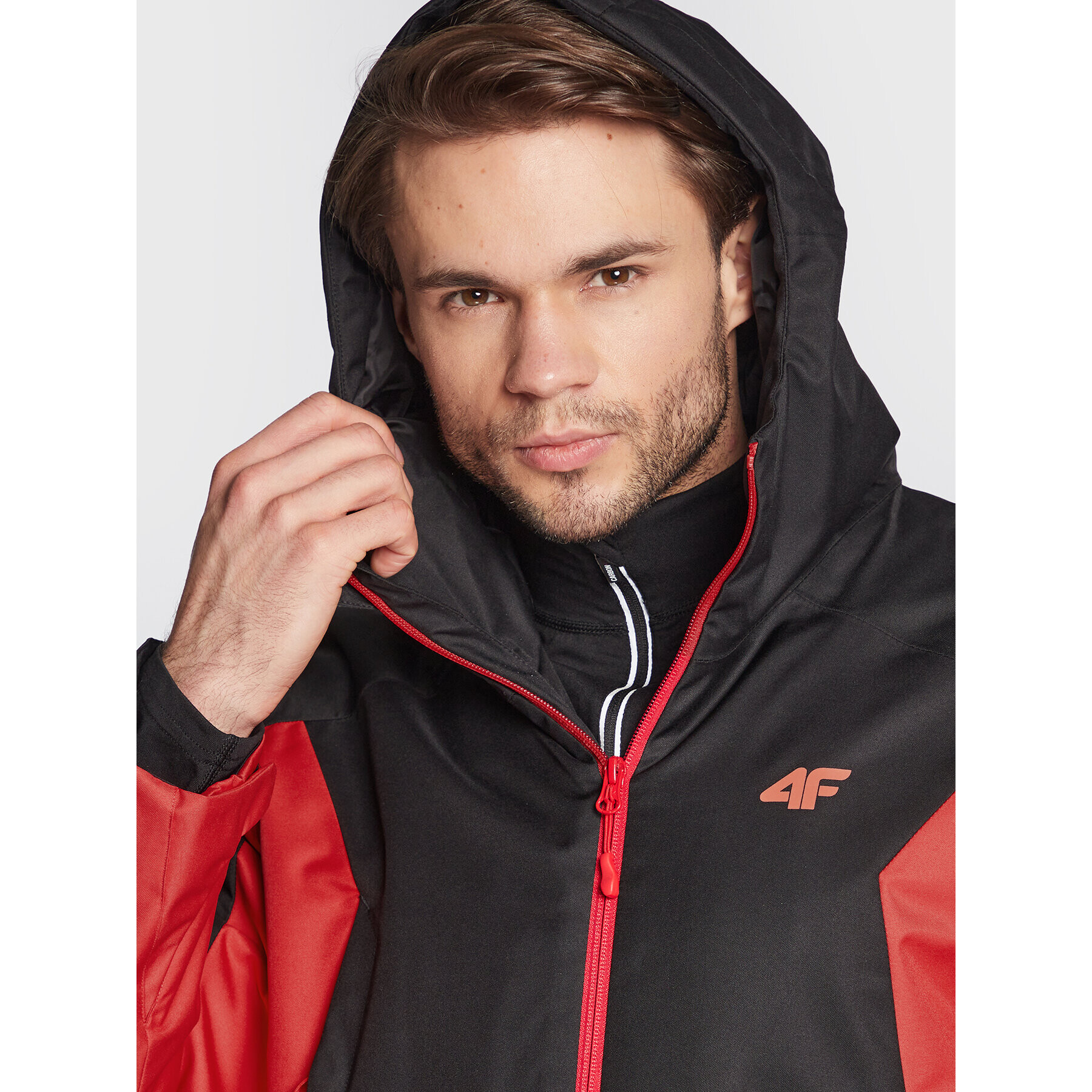 4F Скиорско яке H4Z22-KUMN002 Черен Regular Fit - Pepit.bg