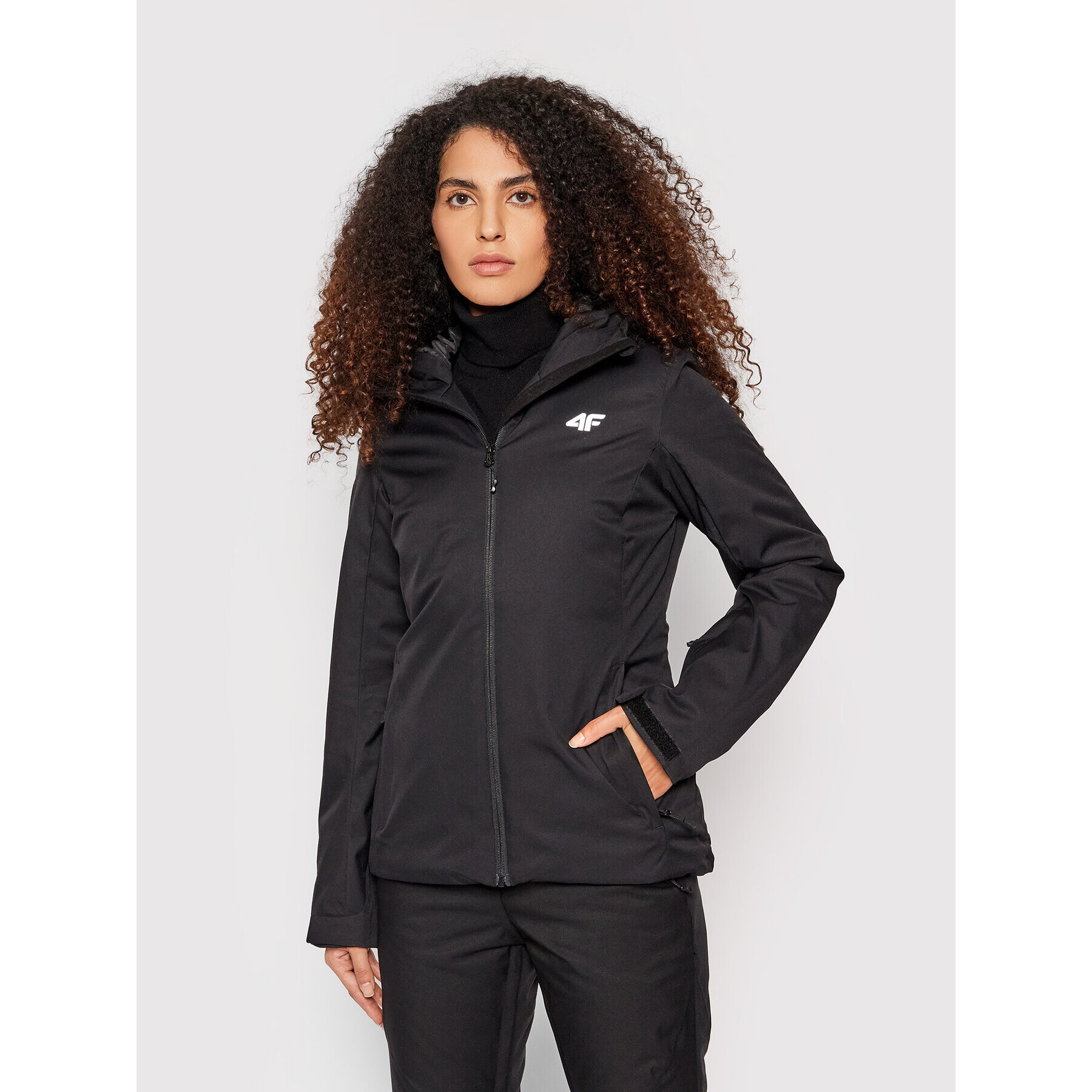 4F Скиорско яке H4Z21-KUDN001 Черен Regular Fit - Pepit.bg