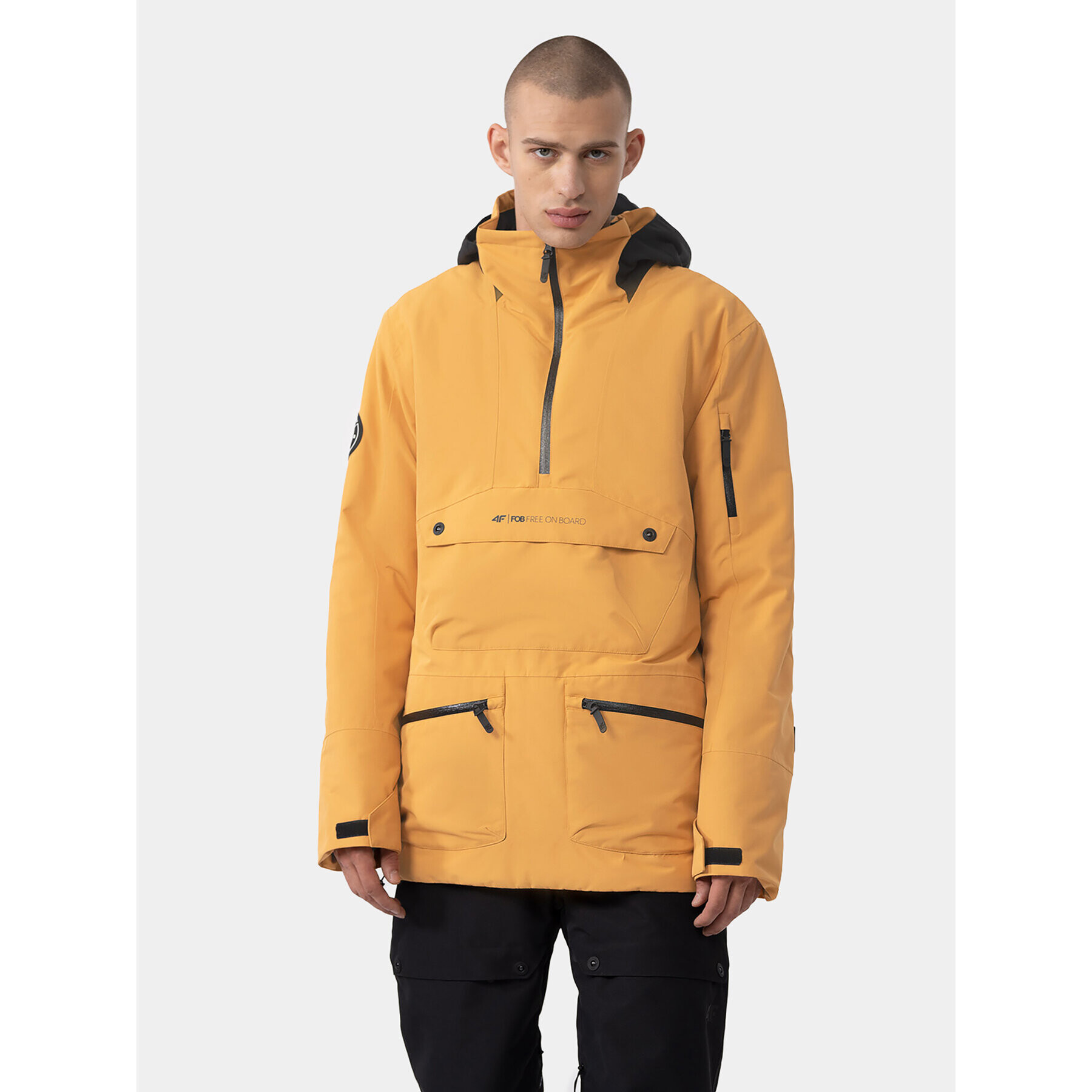 4F Сноуборд яке AW23TTJAM290 Оранжев Regular Fit - Pepit.bg