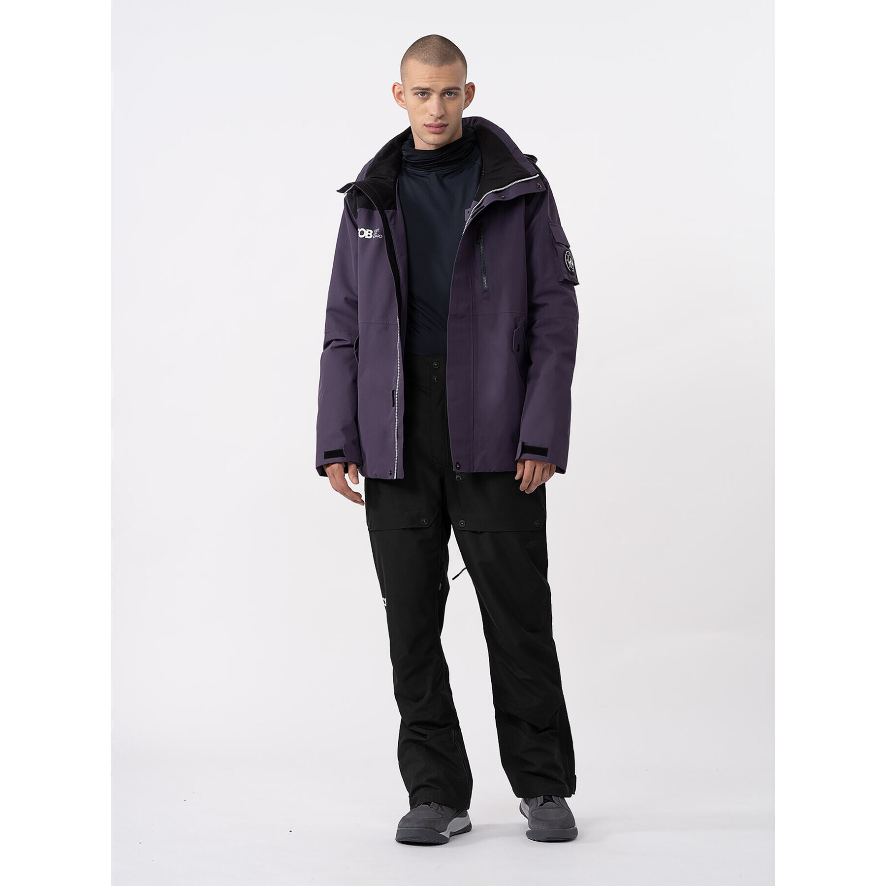 4F Сноуборд панталони AW23TFTRM345 Черен Regular Fit - Pepit.bg