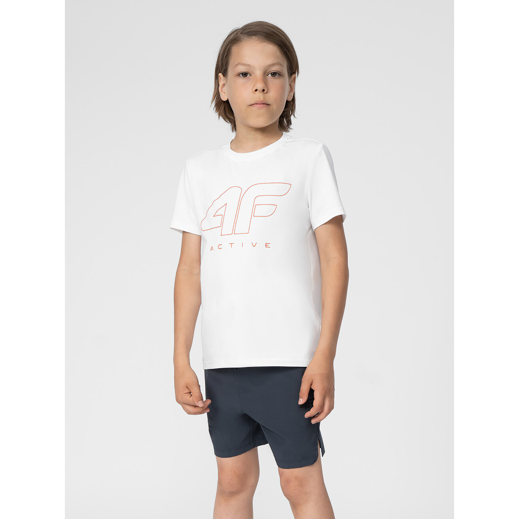 4F Спортни шорти JSS23TFSHM151 Сив Regular Fit - Pepit.bg