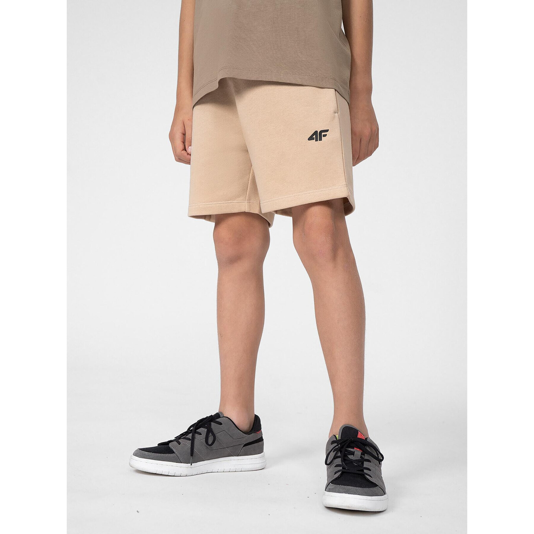 4F Спортни шорти JSS23TSHOM048 Бежов Regular Fit - Pepit.bg
