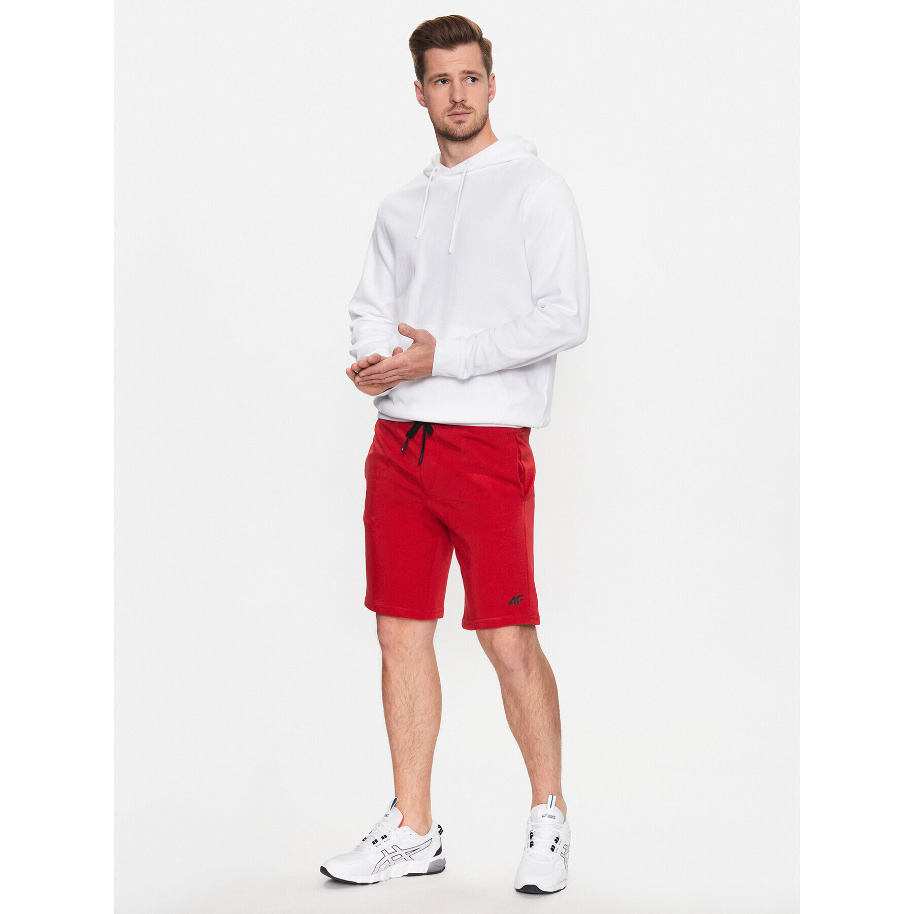 4F Спортни шорти SS23TSHOM156 Червен Regular Fit - Pepit.bg