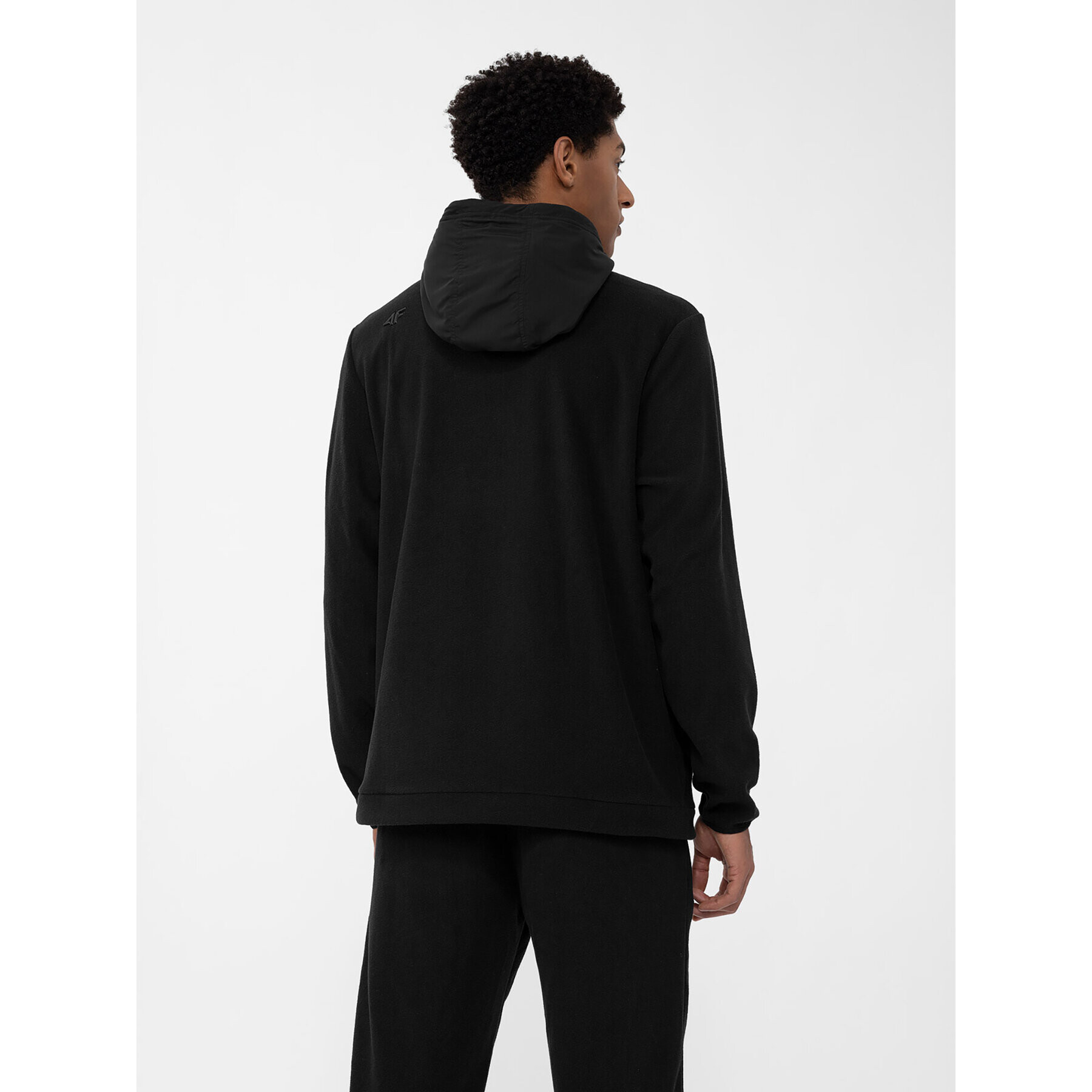 4F Суитшърт AW23TFLEM137 Черен Regular Fit - Pepit.bg