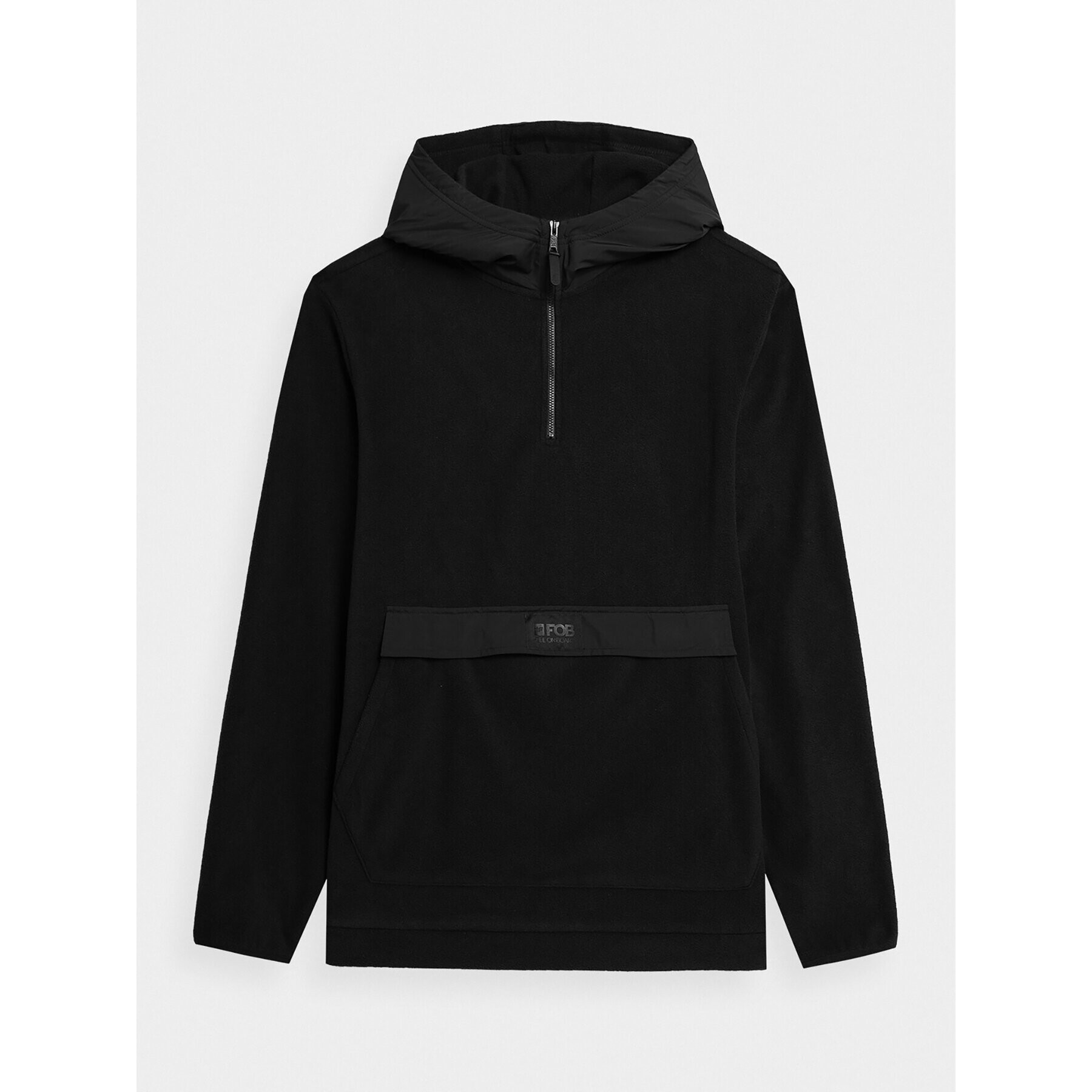 4F Суитшърт AW23TFLEM137 Черен Regular Fit - Pepit.bg