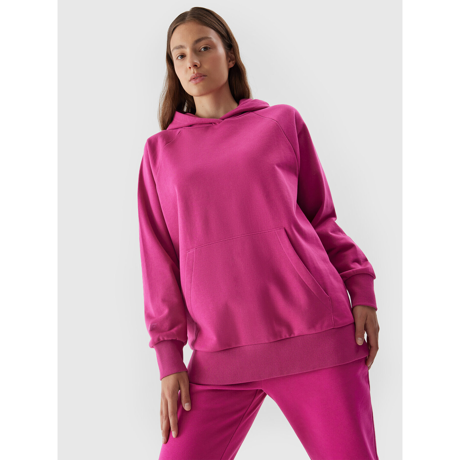 4F Суитшърт AW23TSWSF0725 Розов Regular Fit - Pepit.bg