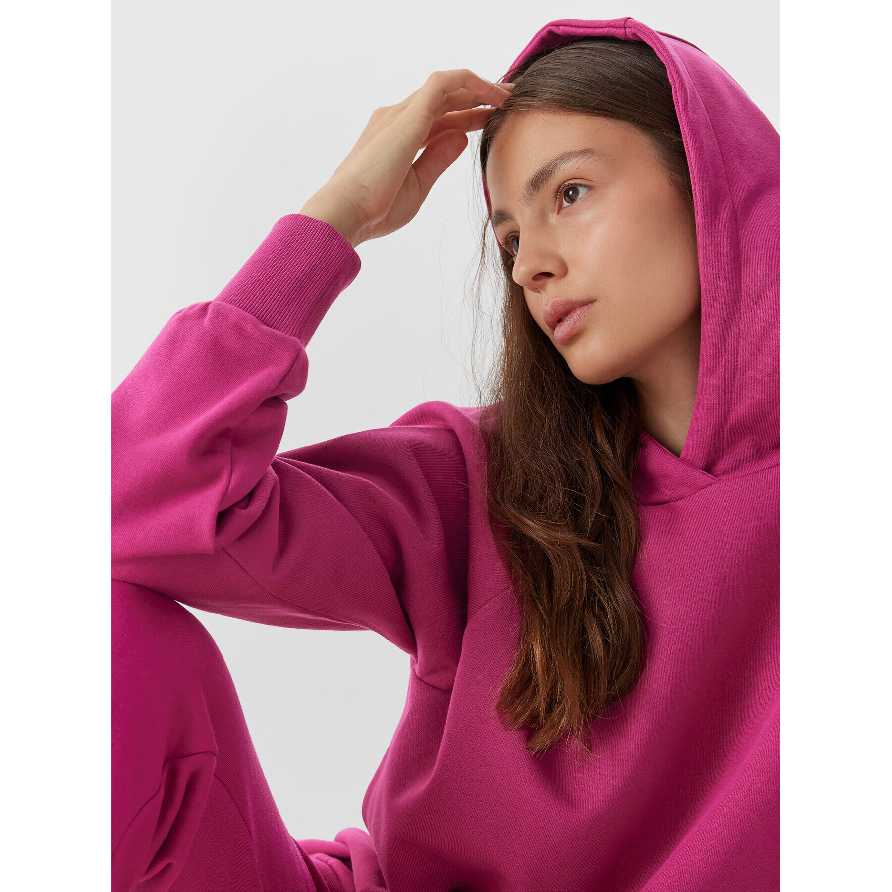 4F Суитшърт AW23TSWSF0725 Розов Regular Fit - Pepit.bg