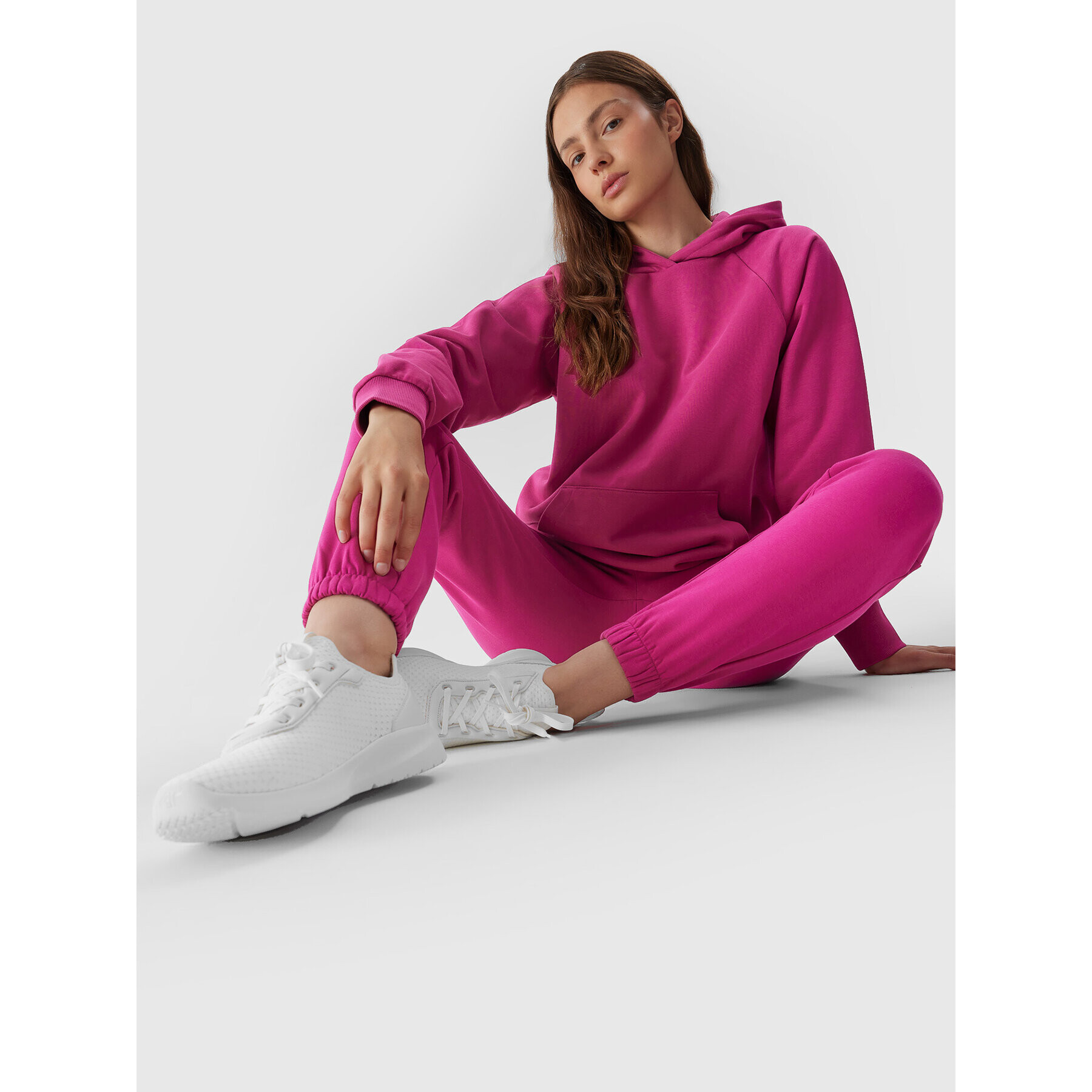 4F Суитшърт AW23TSWSF0725 Розов Regular Fit - Pepit.bg