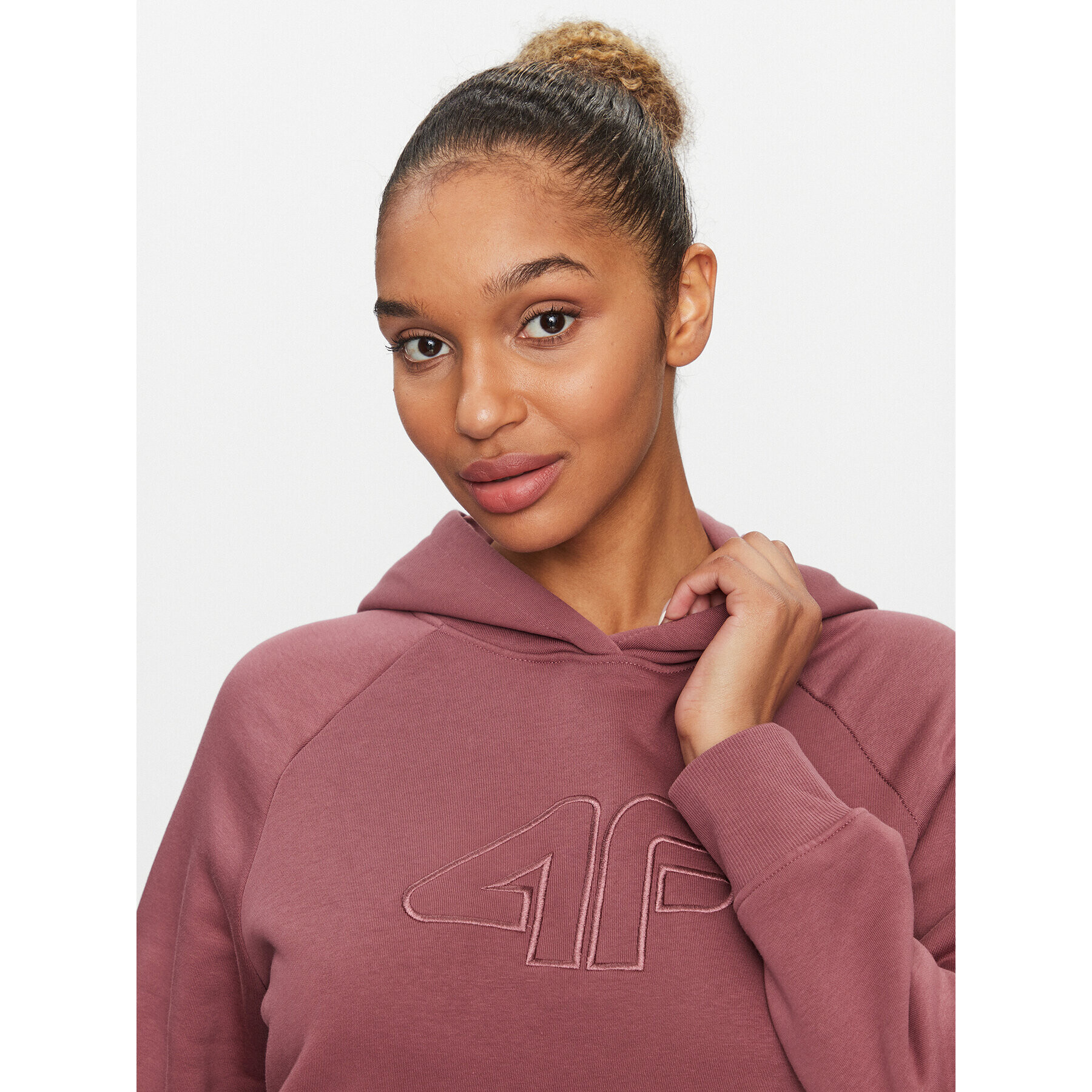 4F Суитшърт AW23TSWSF0765 Бордо Regular Fit - Pepit.bg