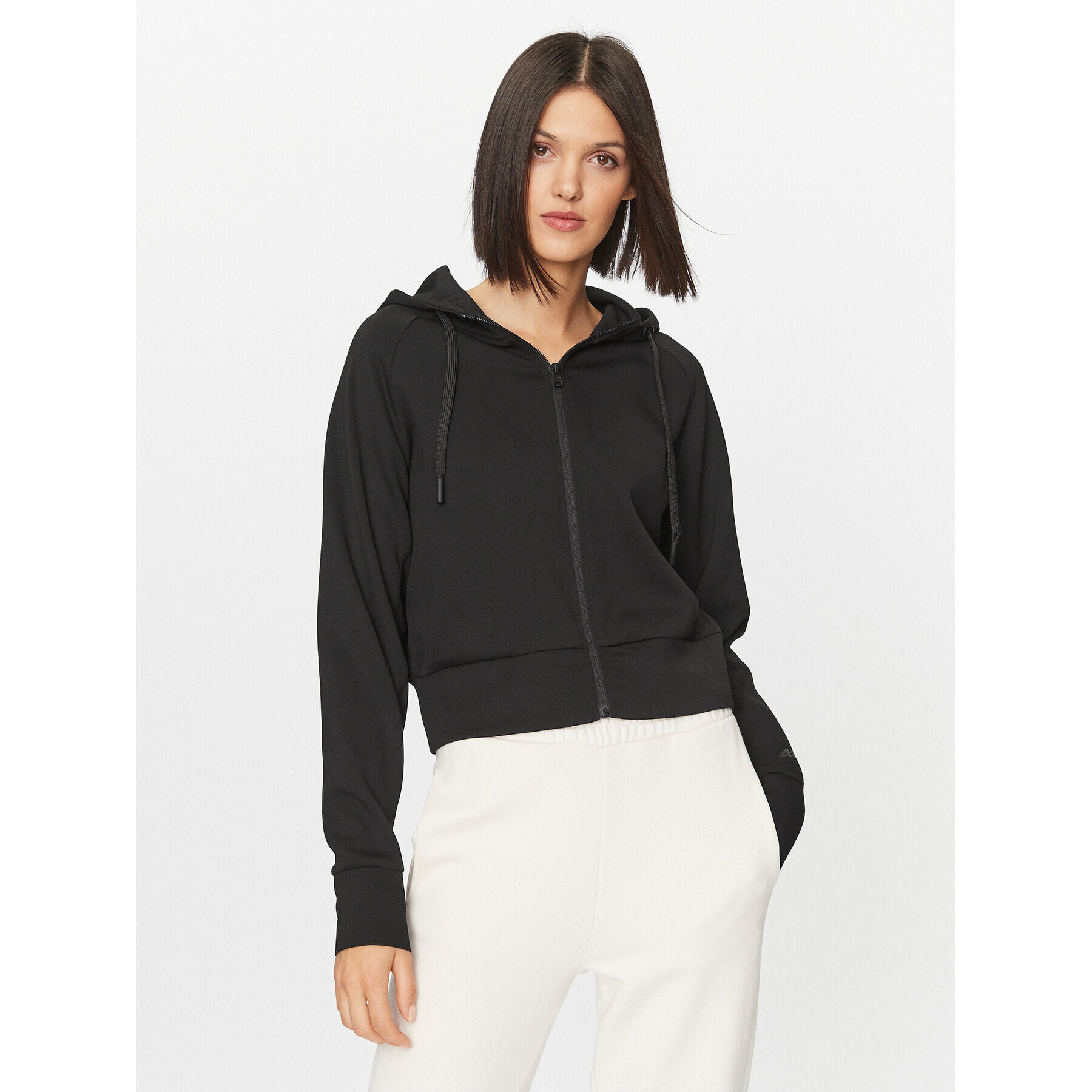 4F Суитшърт AW23TSWSF0766 Черен Regular Fit - Pepit.bg