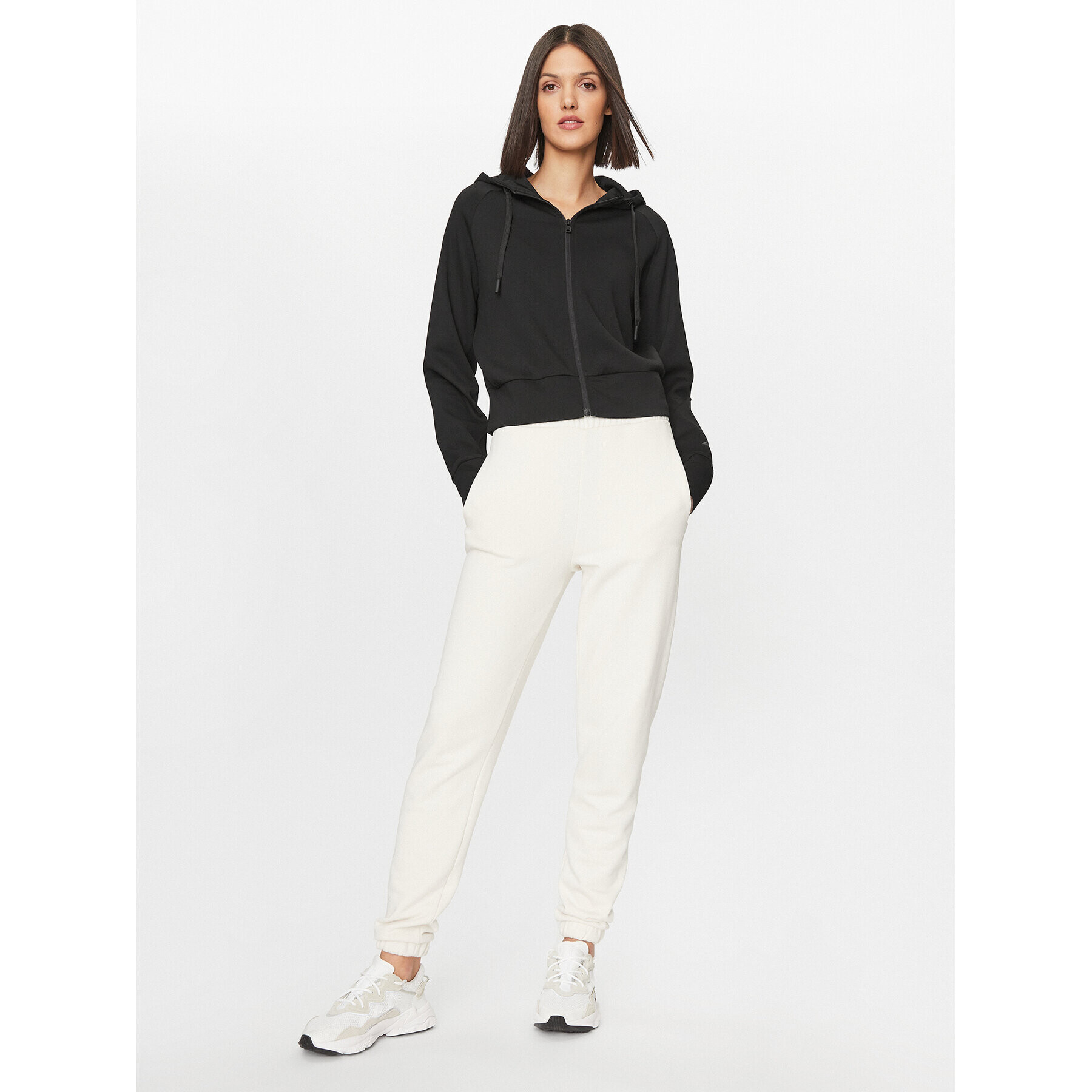 4F Суитшърт AW23TSWSF0766 Черен Regular Fit - Pepit.bg