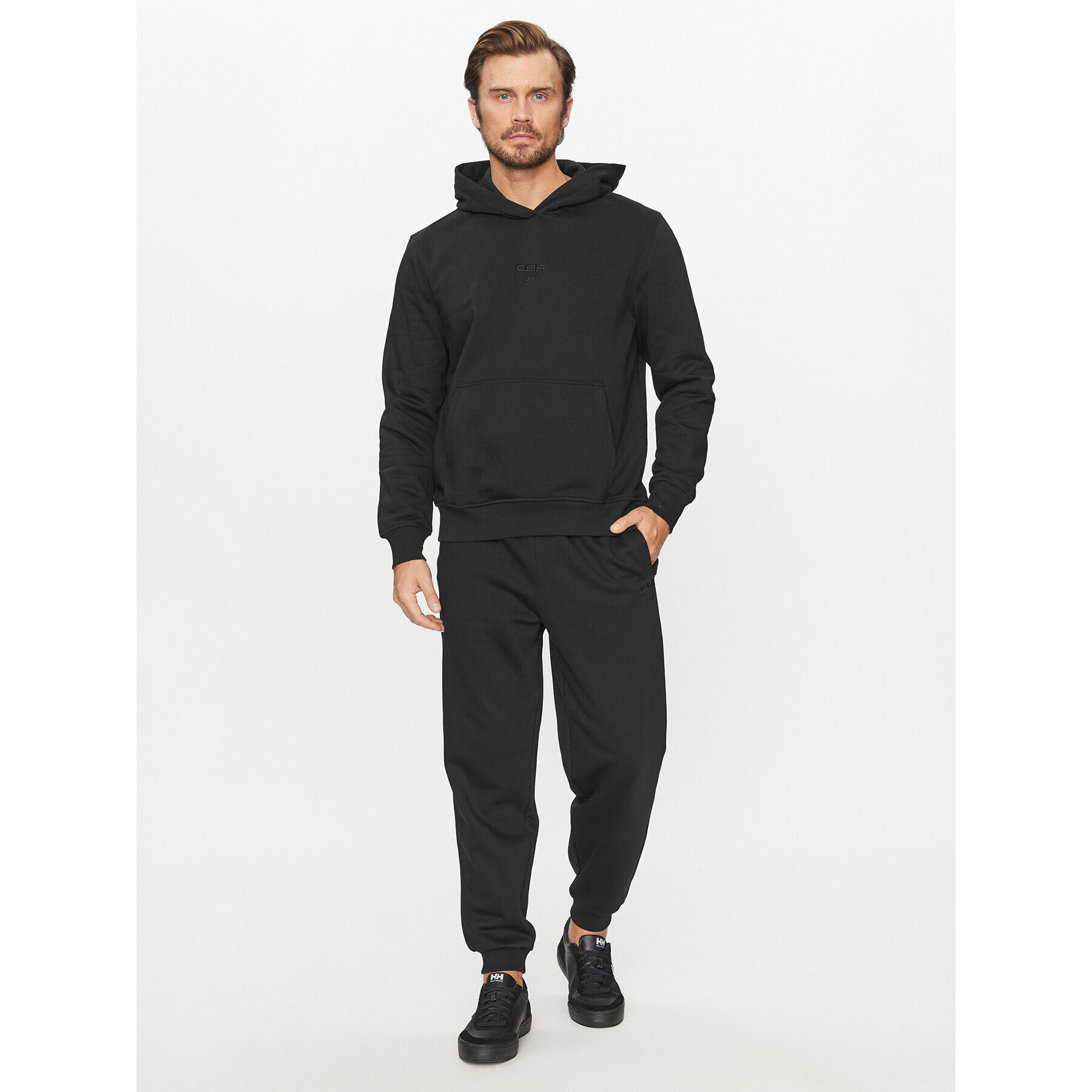 4F Суитшърт AW23TSWSM0710 Черен Regular Fit - Pepit.bg