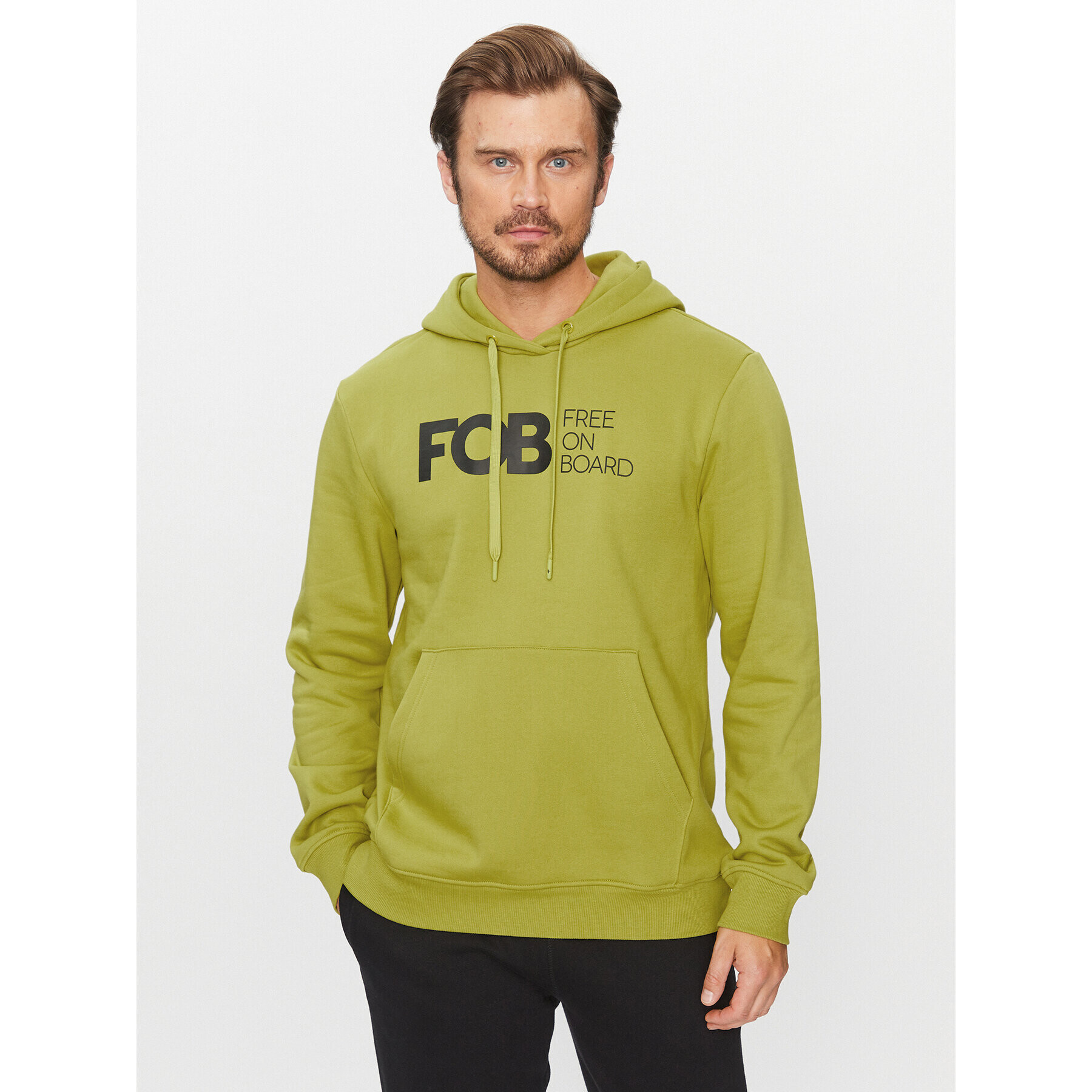 4F Суитшърт AW23TSWSM0713 Каки Regular Fit - Pepit.bg