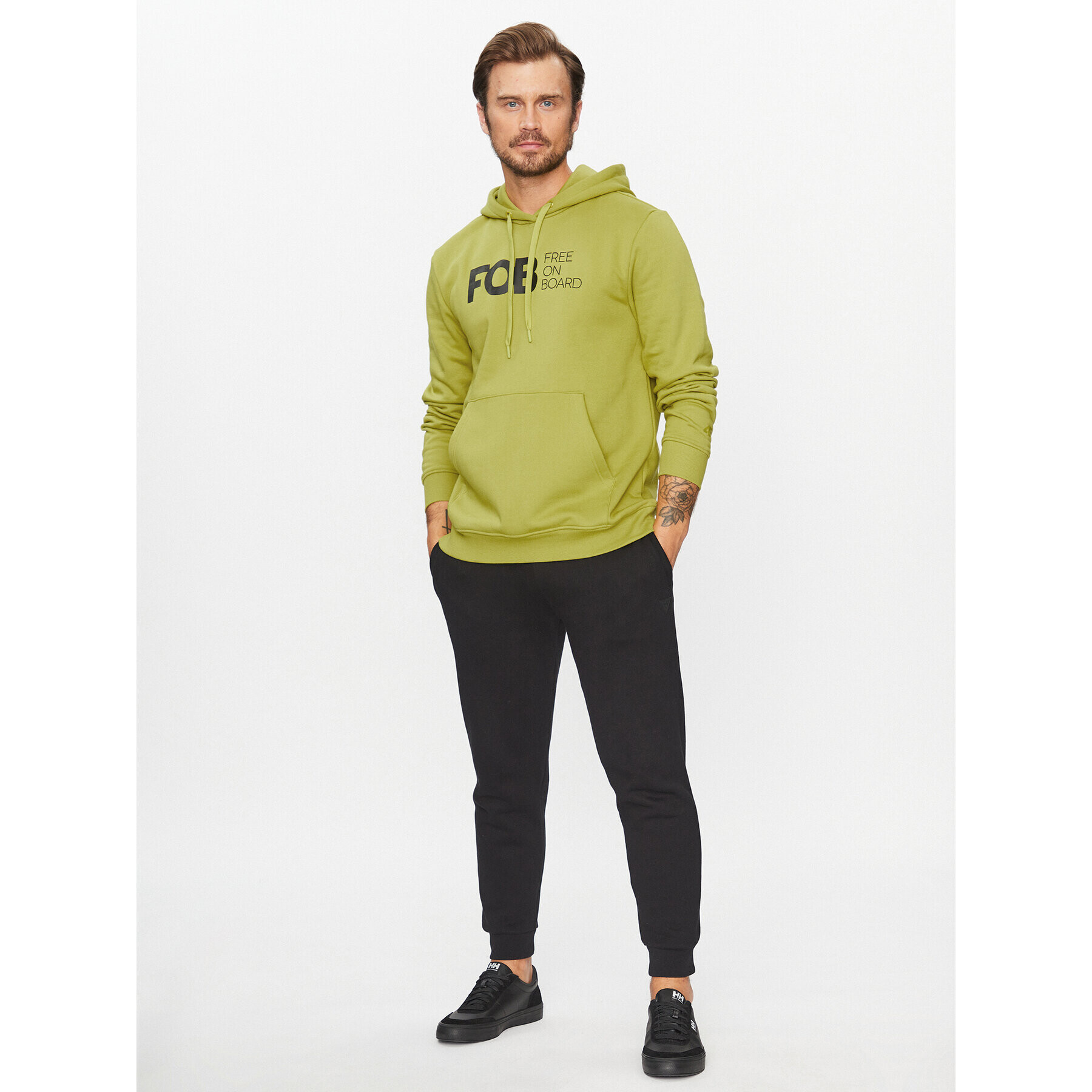 4F Суитшърт AW23TSWSM0713 Каки Regular Fit - Pepit.bg