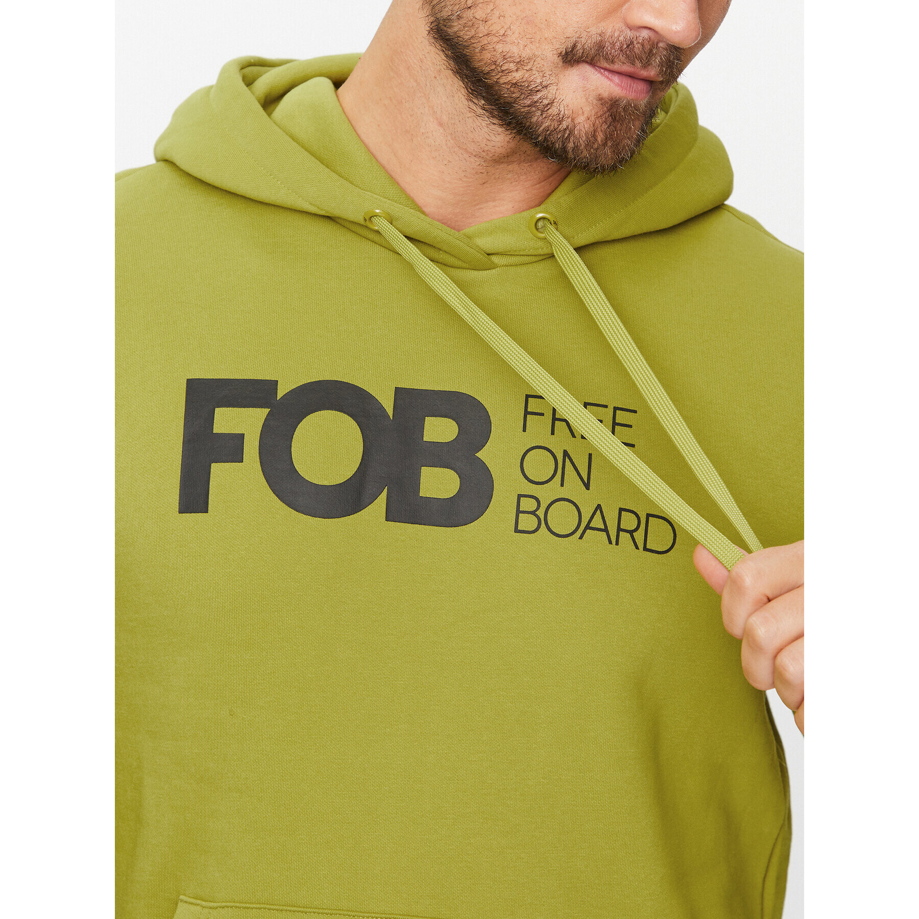 4F Суитшърт AW23TSWSM0713 Каки Regular Fit - Pepit.bg