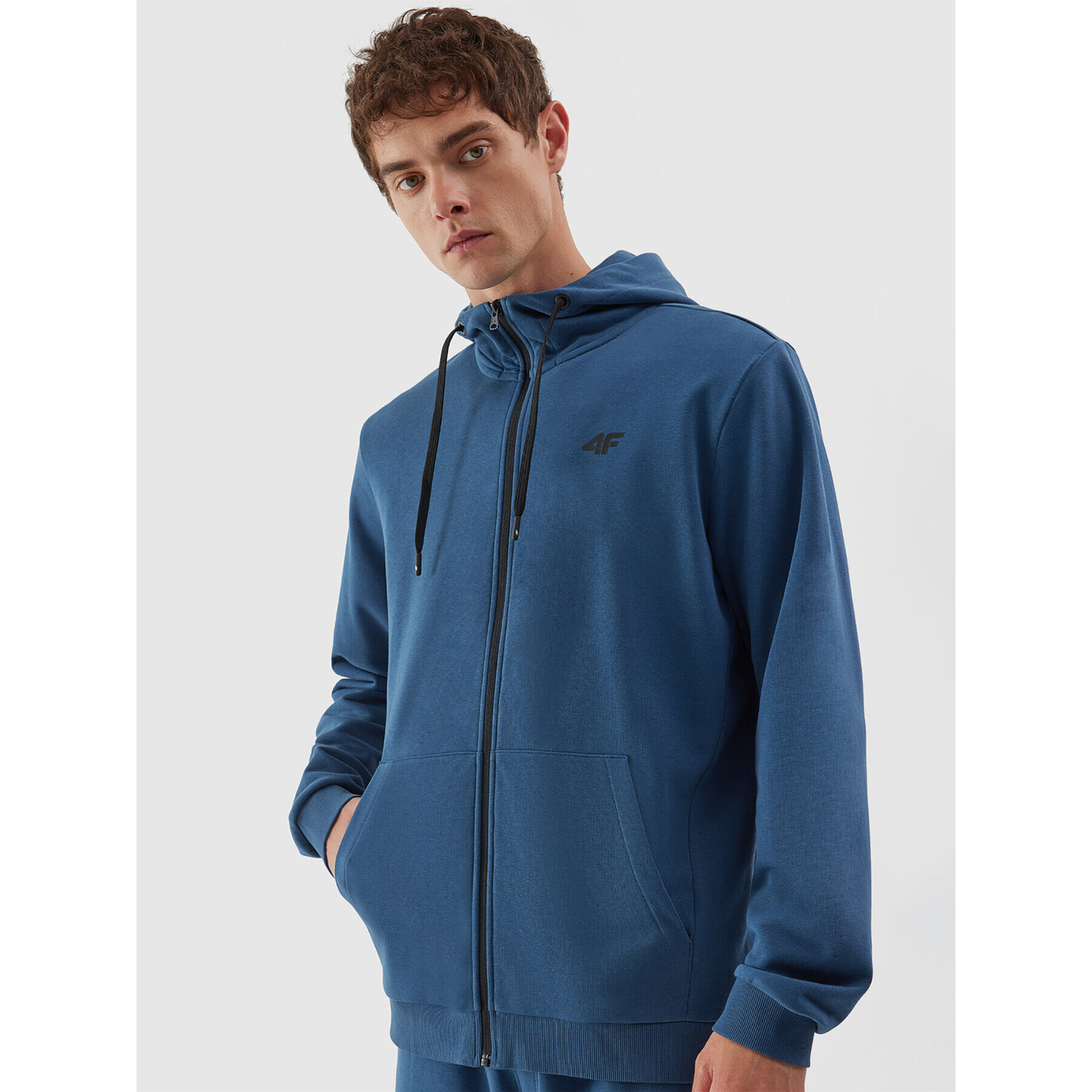 4F Суитшърт AW23TSWSM695 Син Regular Fit - Pepit.bg