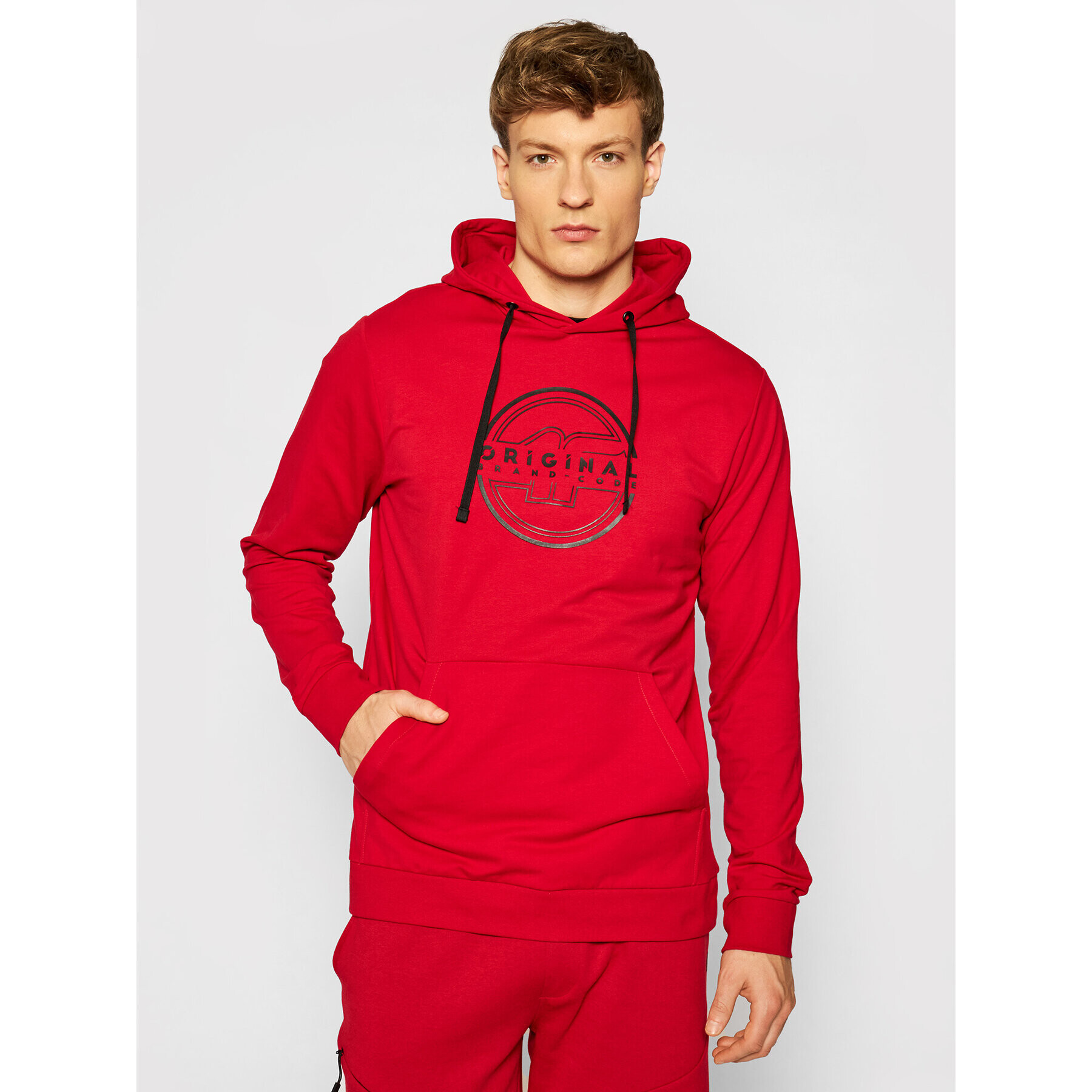 4F Суитшърт H4L21-BLM015 Червен Regular Fit - Pepit.bg