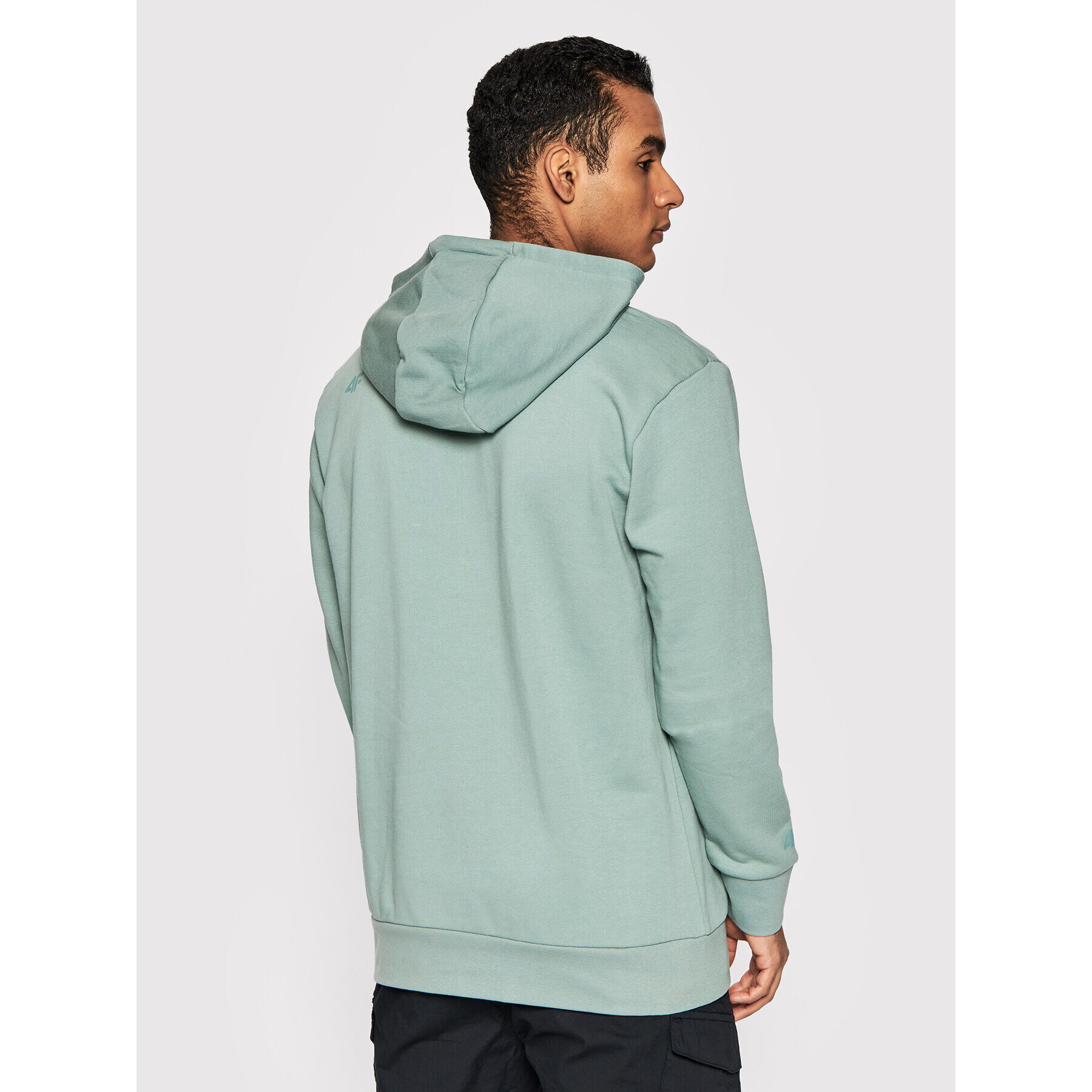 4F Суитшърт H4L22-BLM022 Зелен Regular Fit - Pepit.bg
