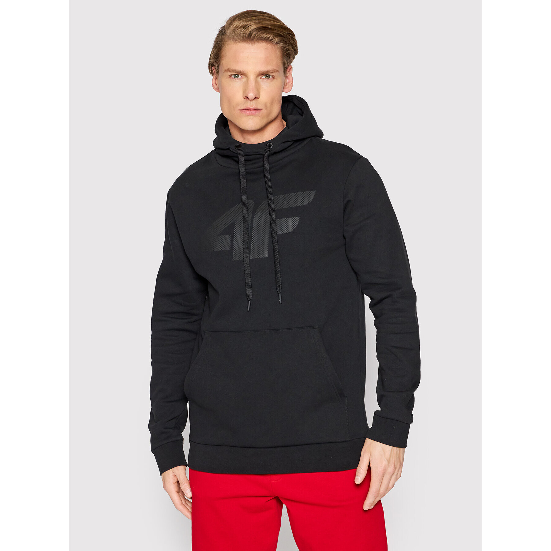 4F Суитшърт H4L22-BLM352 Черен Regular Fit - Pepit.bg