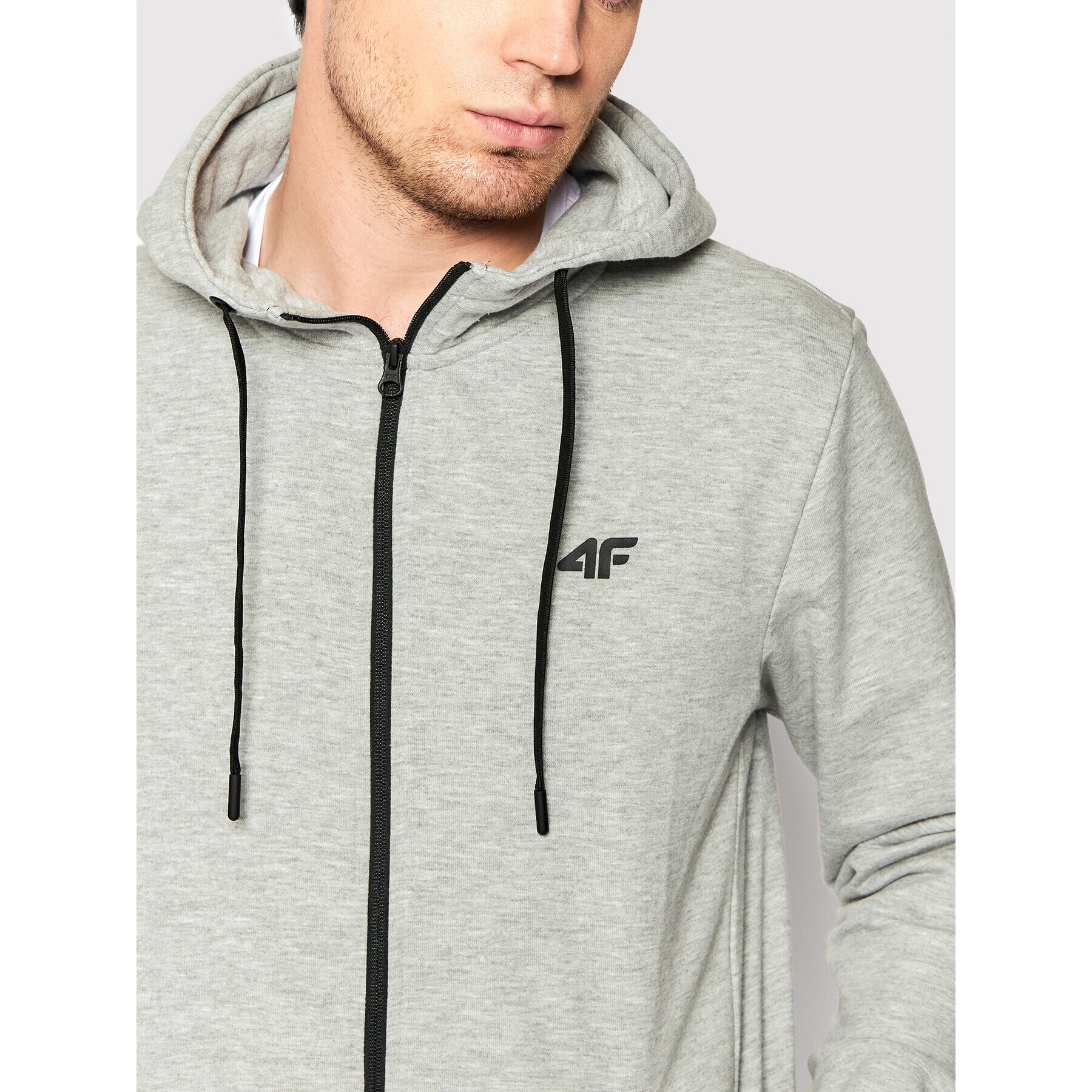 4F Суитшърт H4L22-BLM353 Сив Regular Fit - Pepit.bg