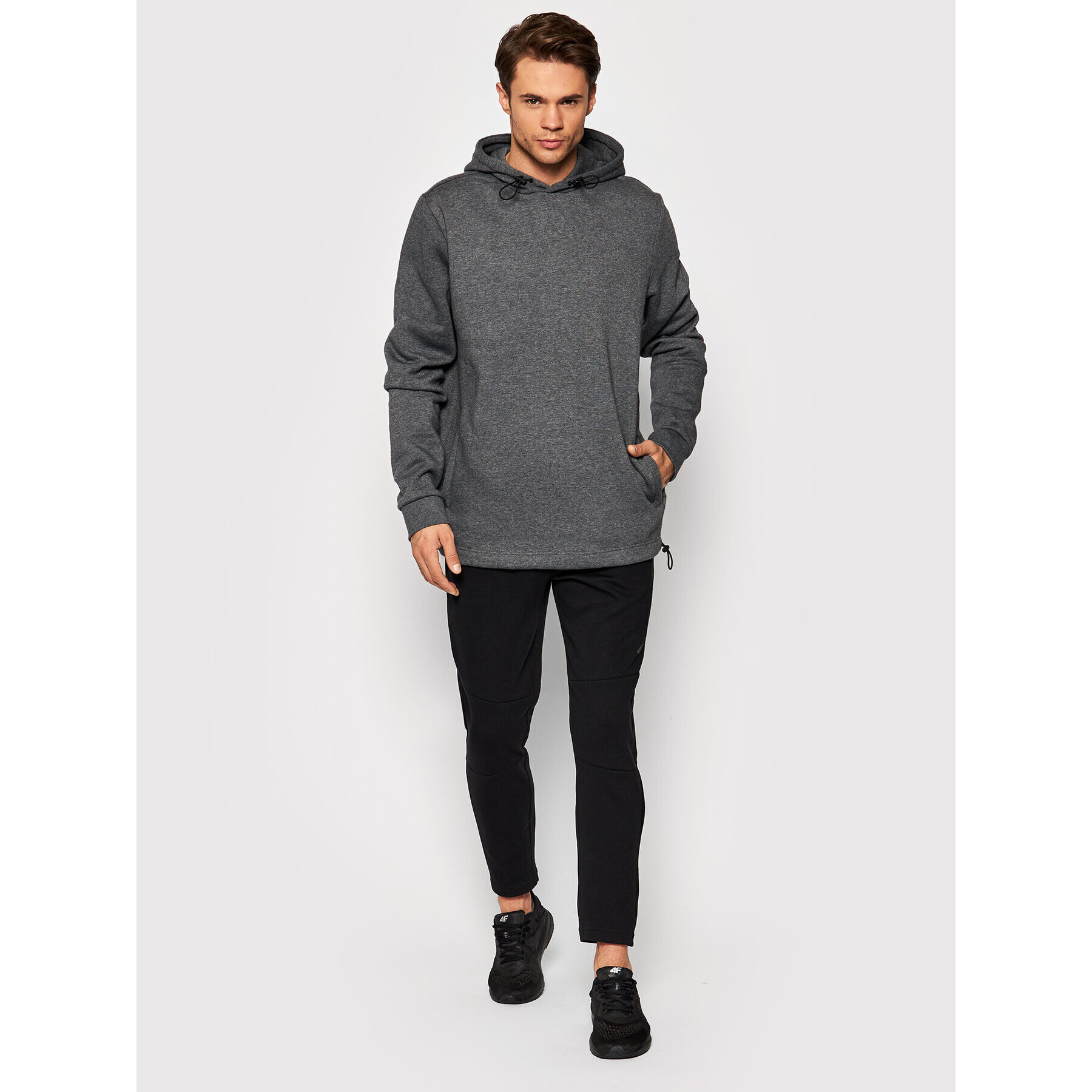4F Суитшърт H4Z21-BLM013 Сив Regular Fit - Pepit.bg