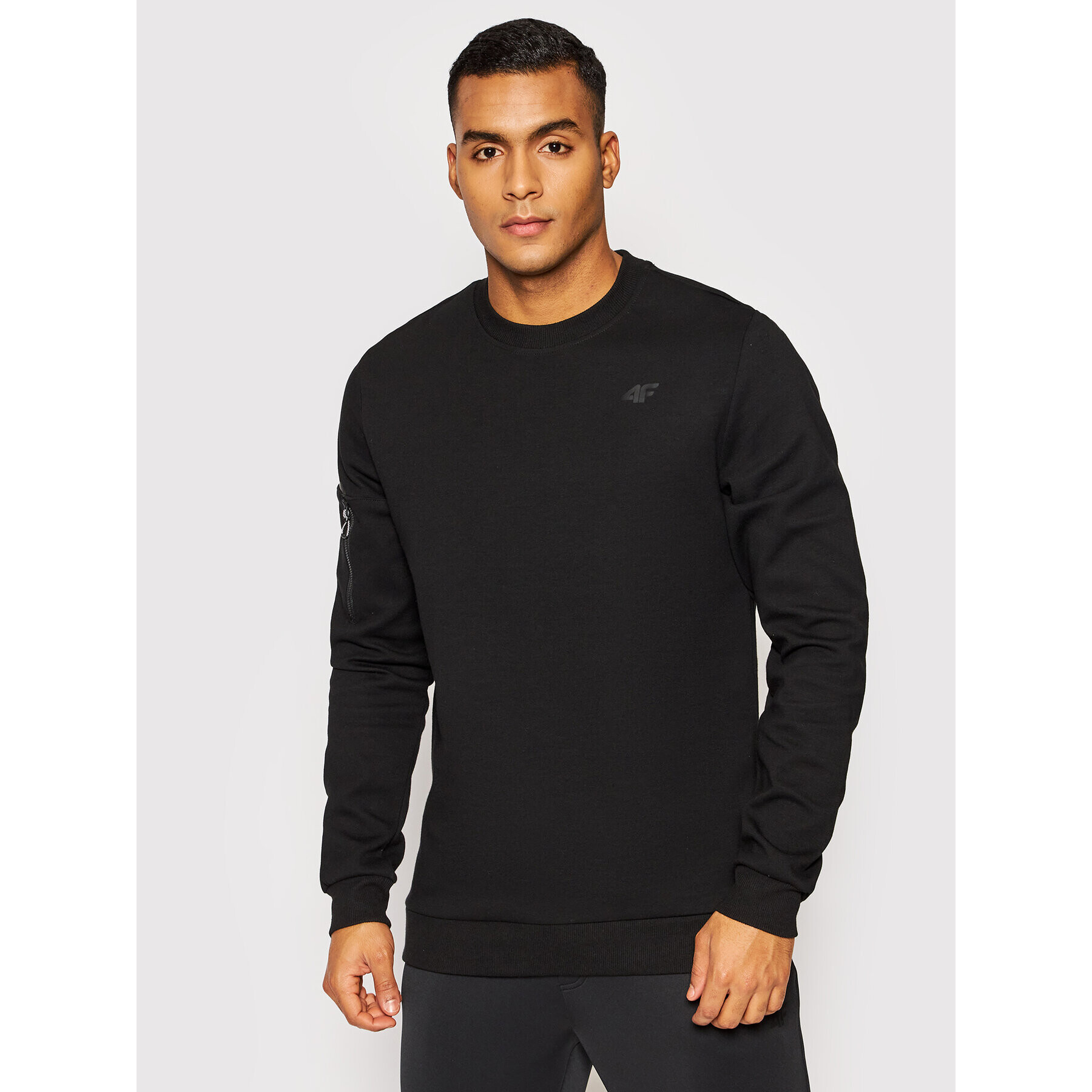 4F Суитшърт H4Z21-BLM028 Черен Regular Fit - Pepit.bg