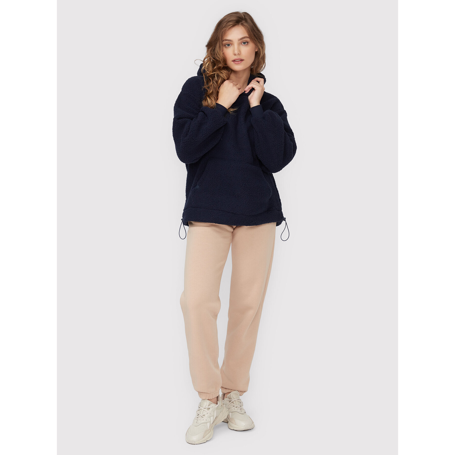 4F Суитшърт H4Z22-BLD038 Тъмносин Relaxed Fit - Pepit.bg