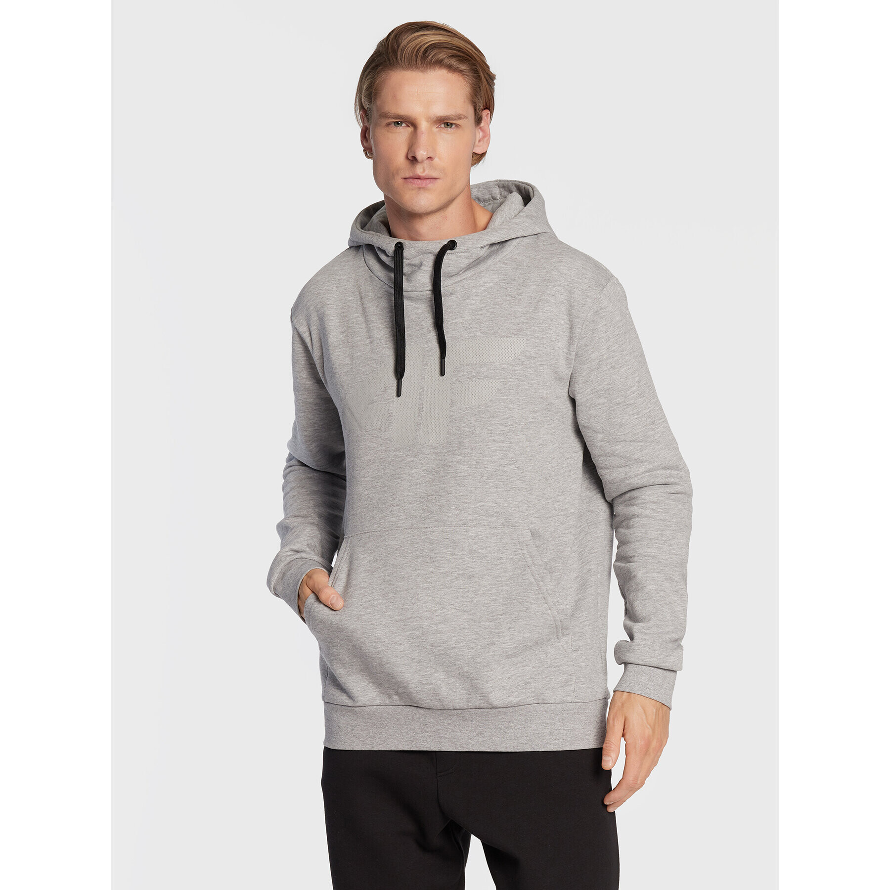 4F Суитшърт H4Z22-BLM352 Сив Relaxed Fit - Pepit.bg