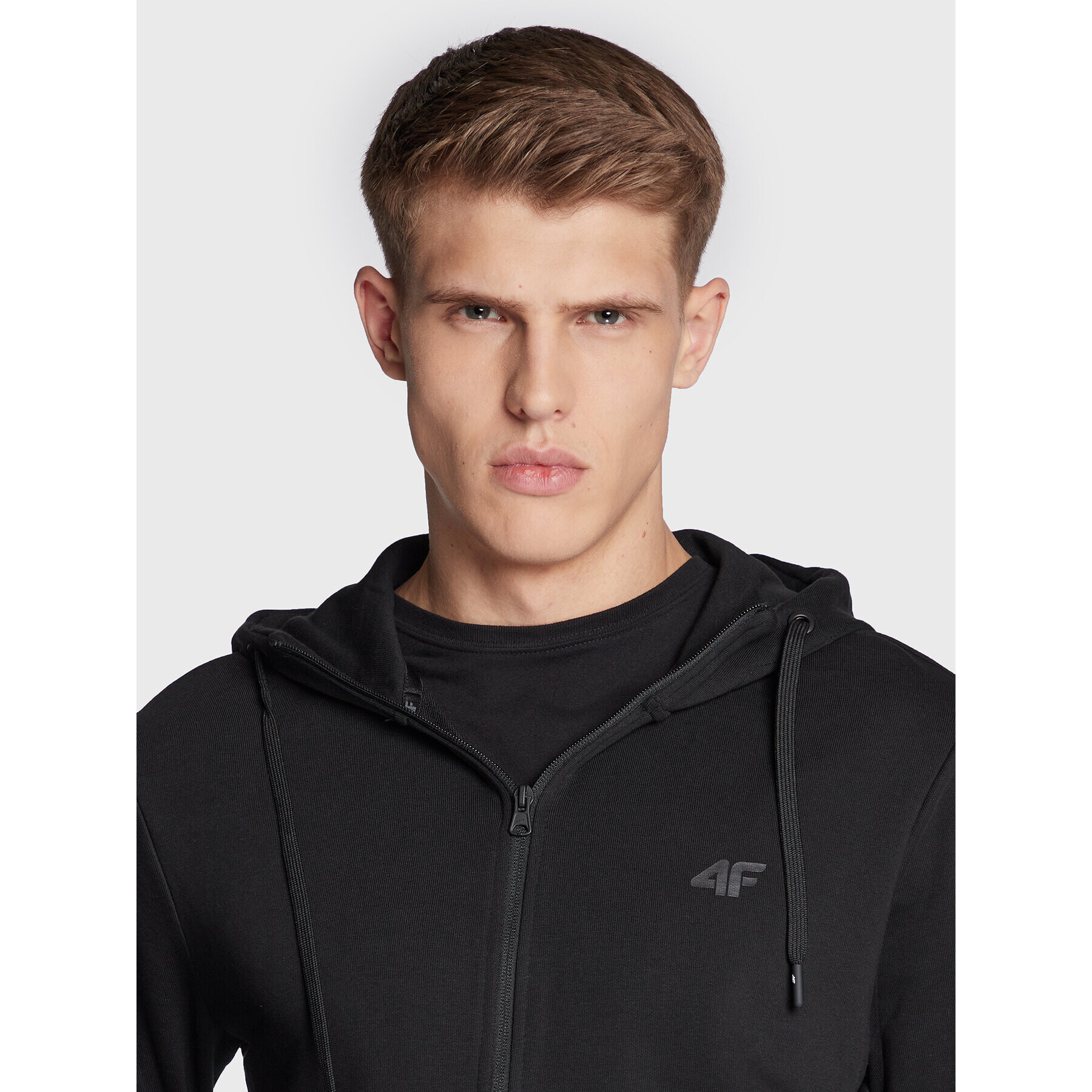4F Суитшърт H4Z22-BLM353 Черен Regular Fit - Pepit.bg
