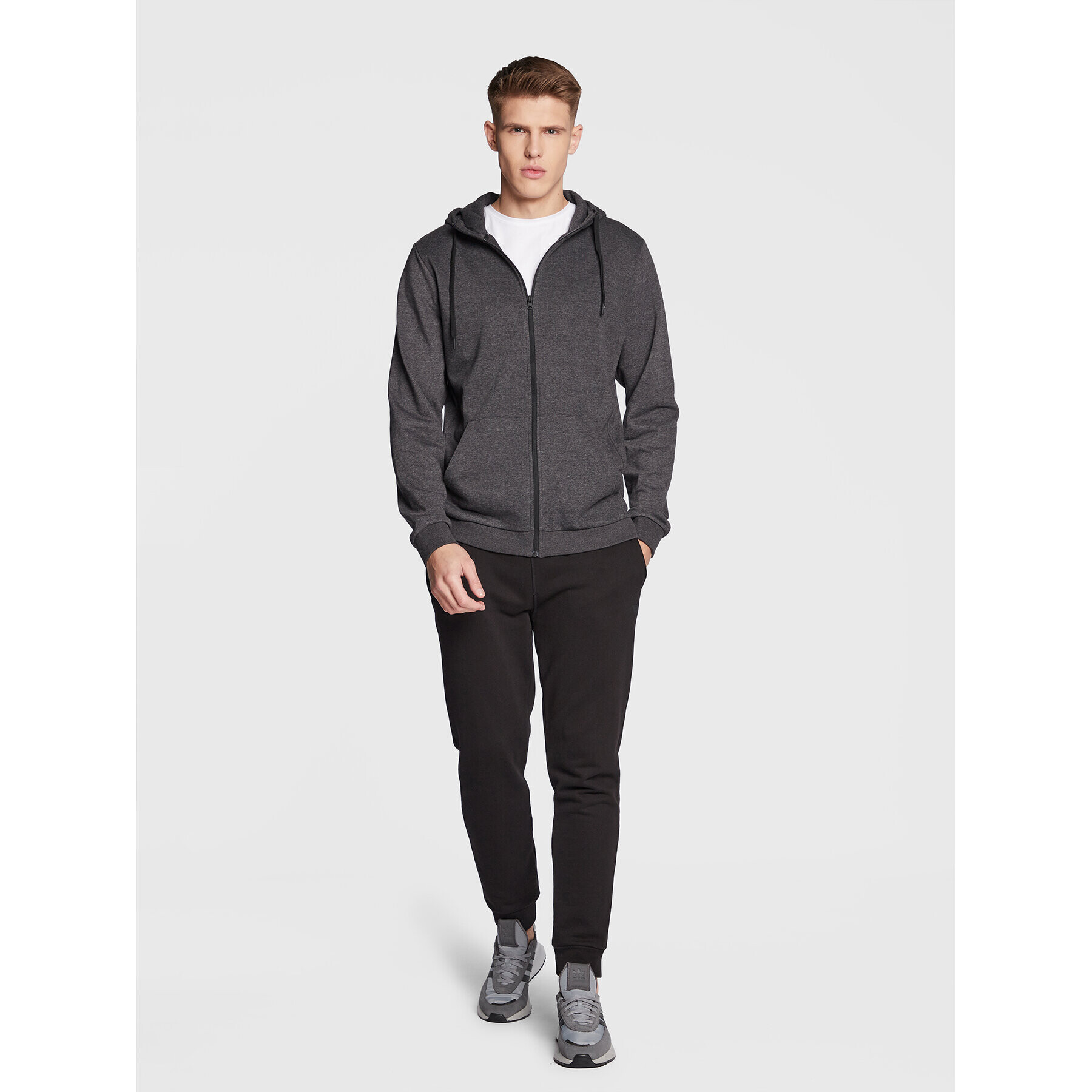 4F Суитшърт H4Z22-BLM353 Сив Regular Fit - Pepit.bg