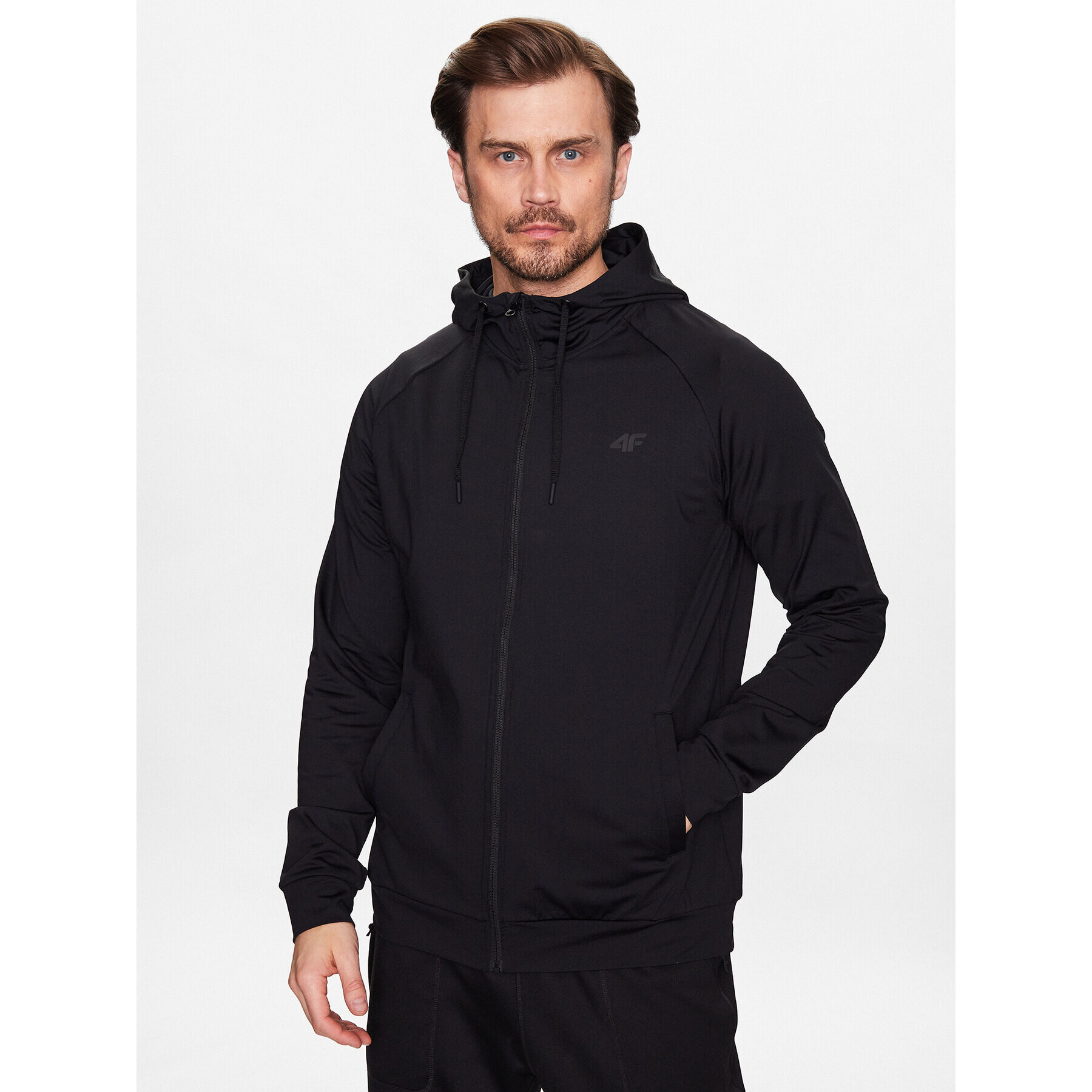 4F Суитшърт H4Z22-BLMF350 Черен Regular Fit - Pepit.bg