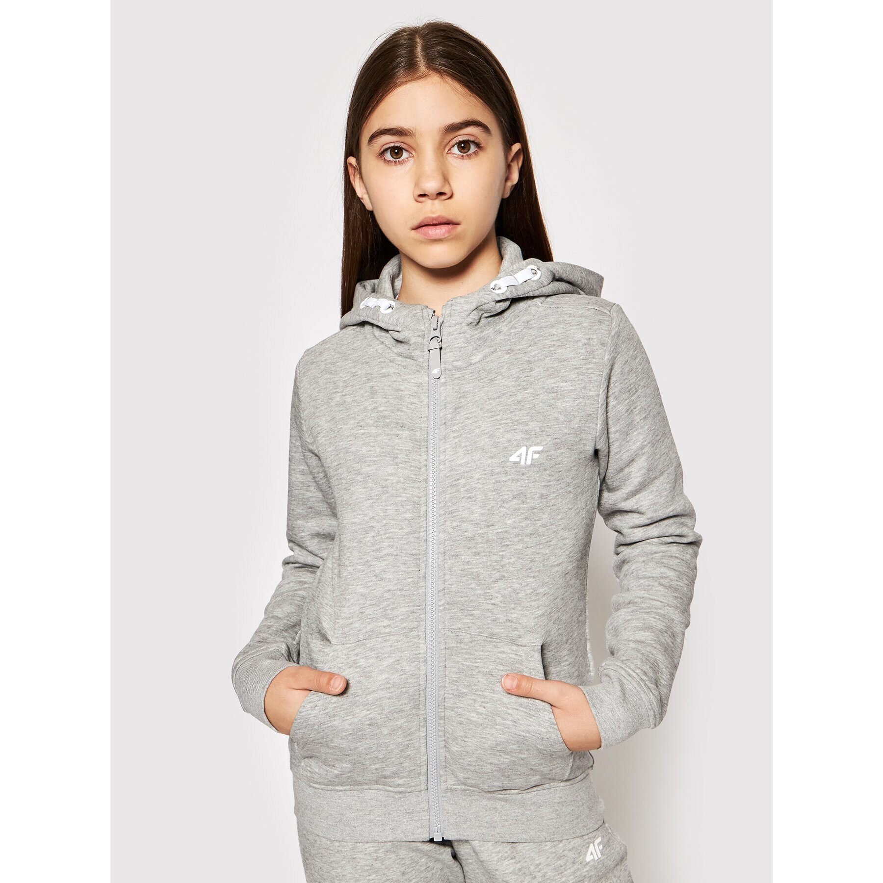 4F Суитшърт HJL21-JBLD001 Сив Regular Fit - Pepit.bg