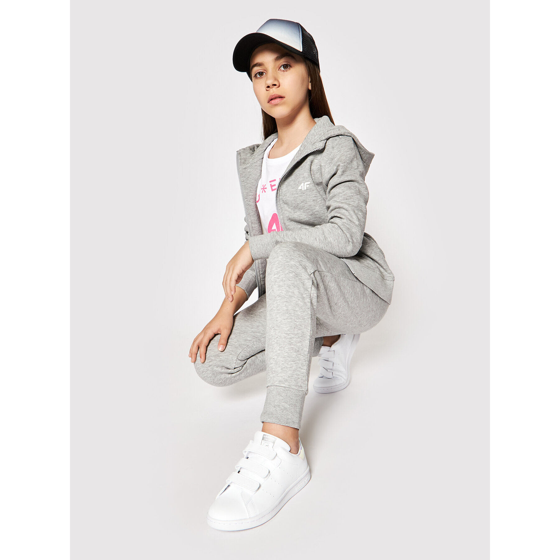 4F Суитшърт HJL21-JBLD001 Сив Regular Fit - Pepit.bg