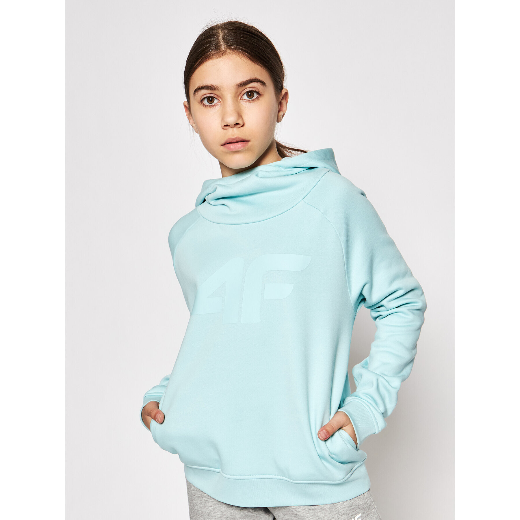4F Суитшърт HJL21-JBLD002B Зелен Regular Fit - Pepit.bg