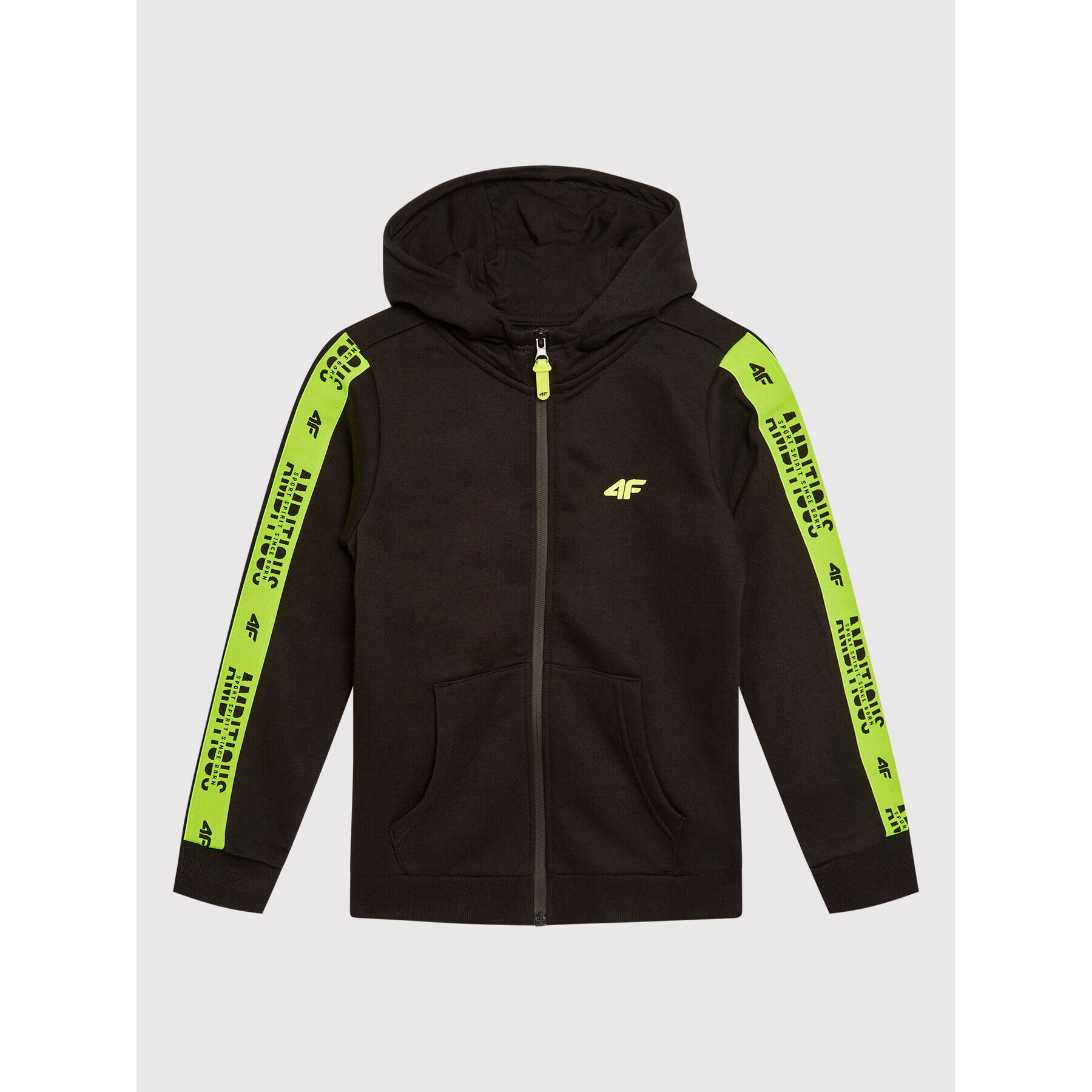 4F Суитшърт HJZ21-JBLM003 Черен Regular Fit - Pepit.bg