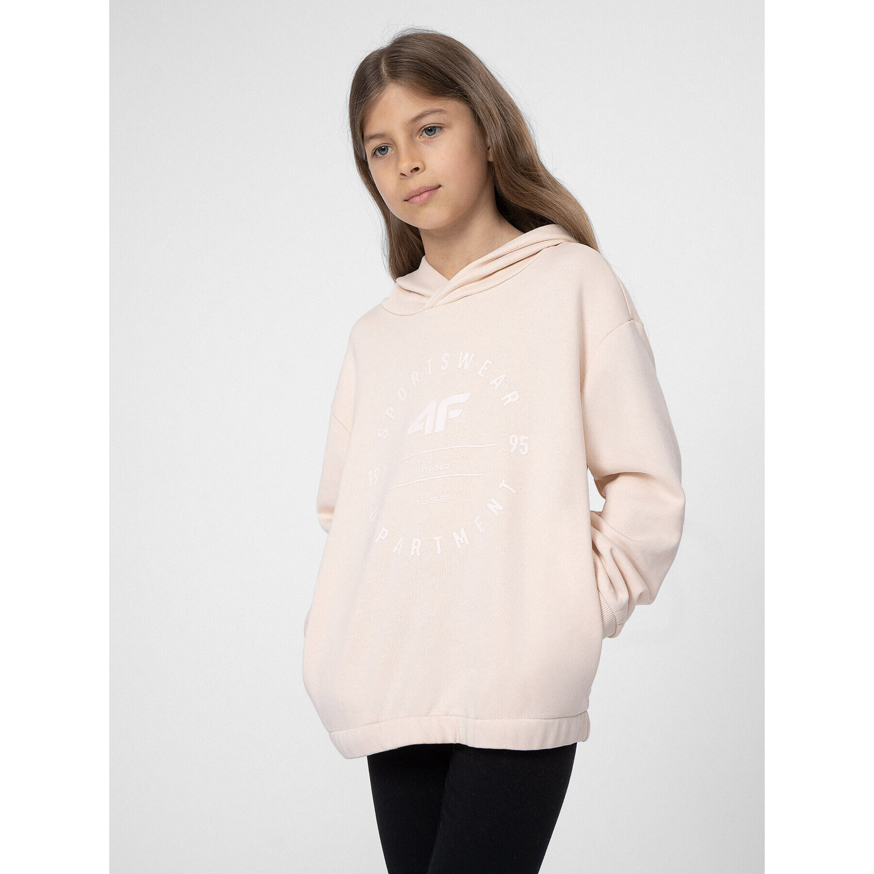 4F Суитшърт JSS23TSWSF218 Бежов Regular Fit - Pepit.bg